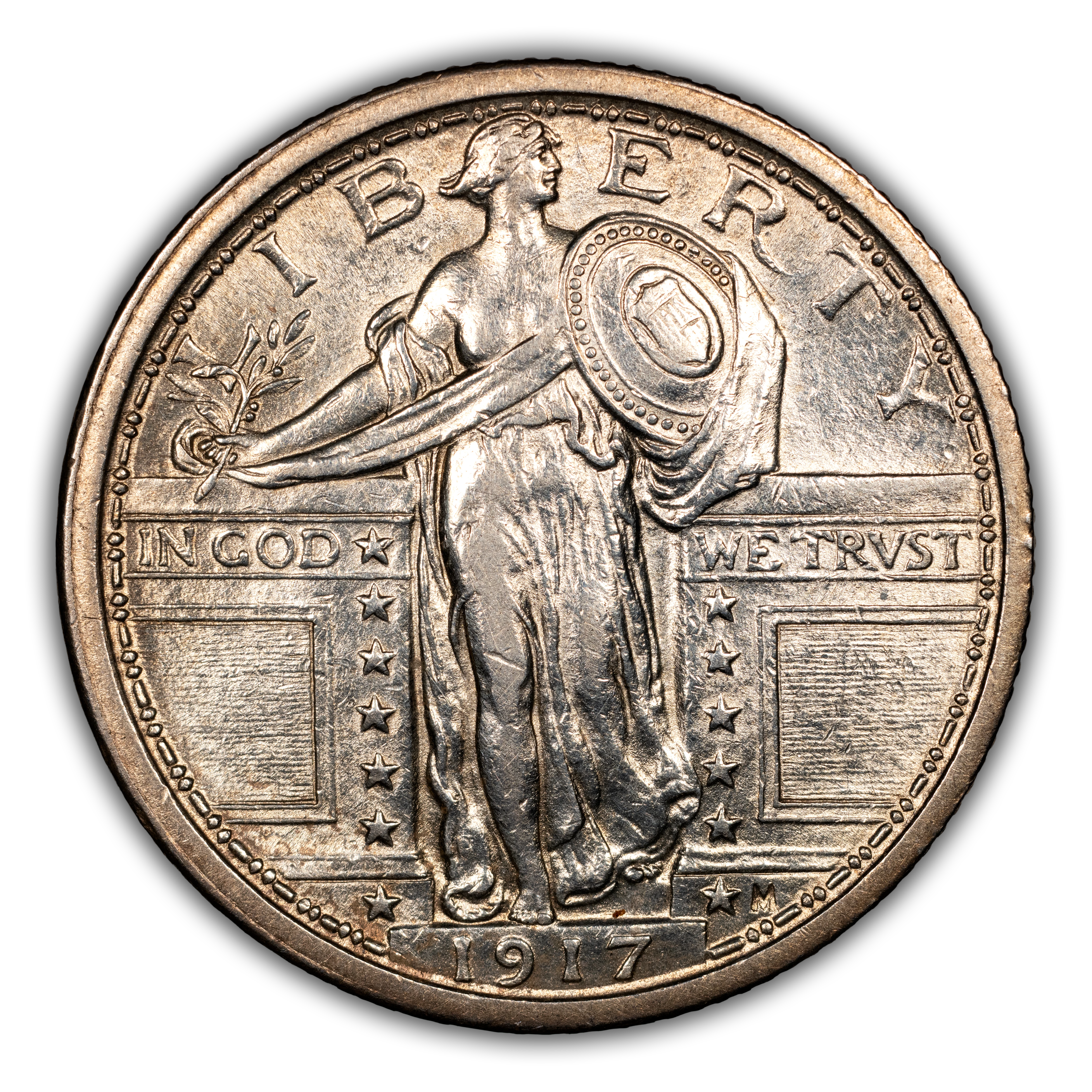 1917 25c Type 1 MS thumbnail 3