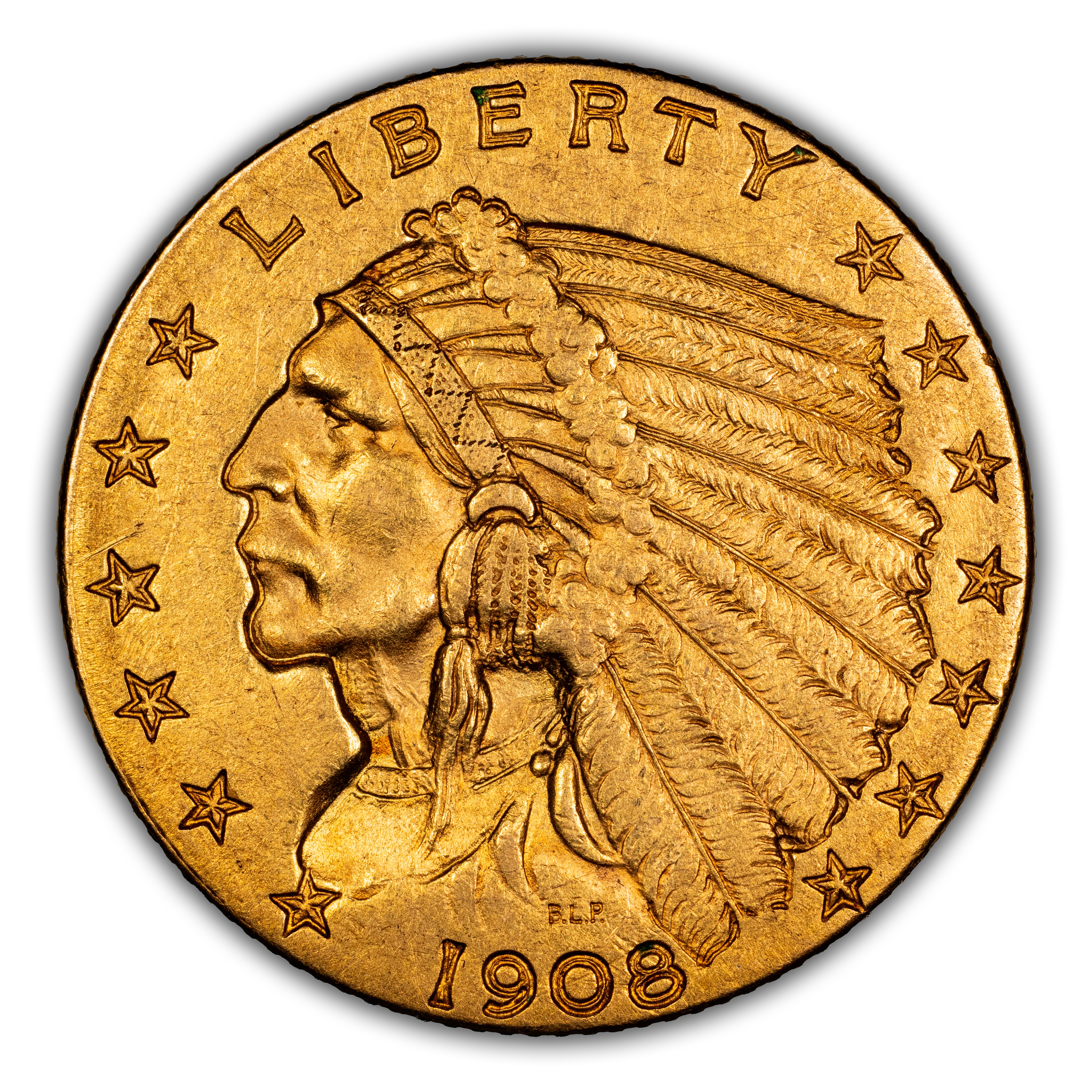 1908 $2 1/2 MS thumbnail 4