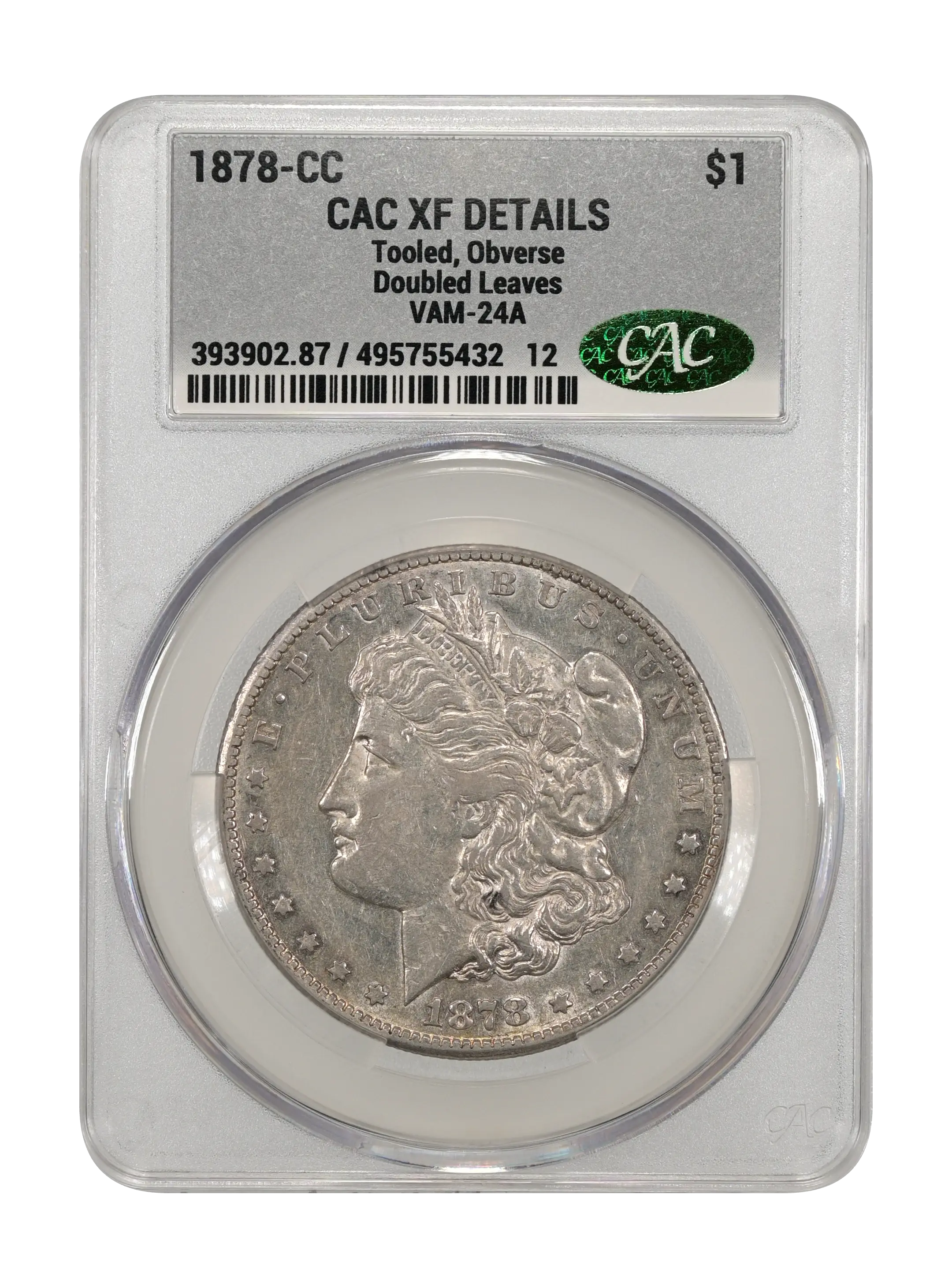1878-CC $1  Doubled Leaves, VAM-24A MS thumbnail 5