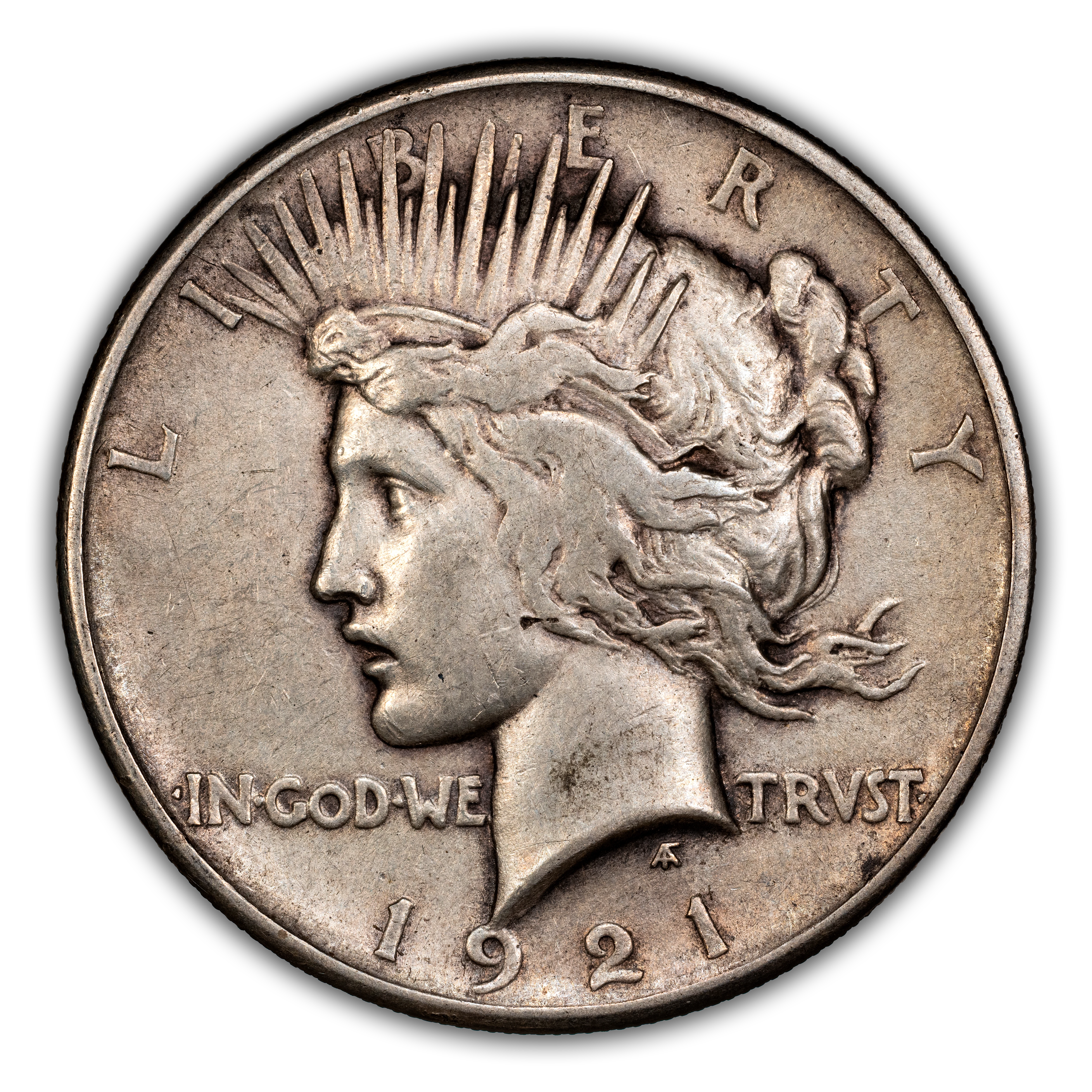 1921 $1  Peace, High Relief MS thumbnail 7