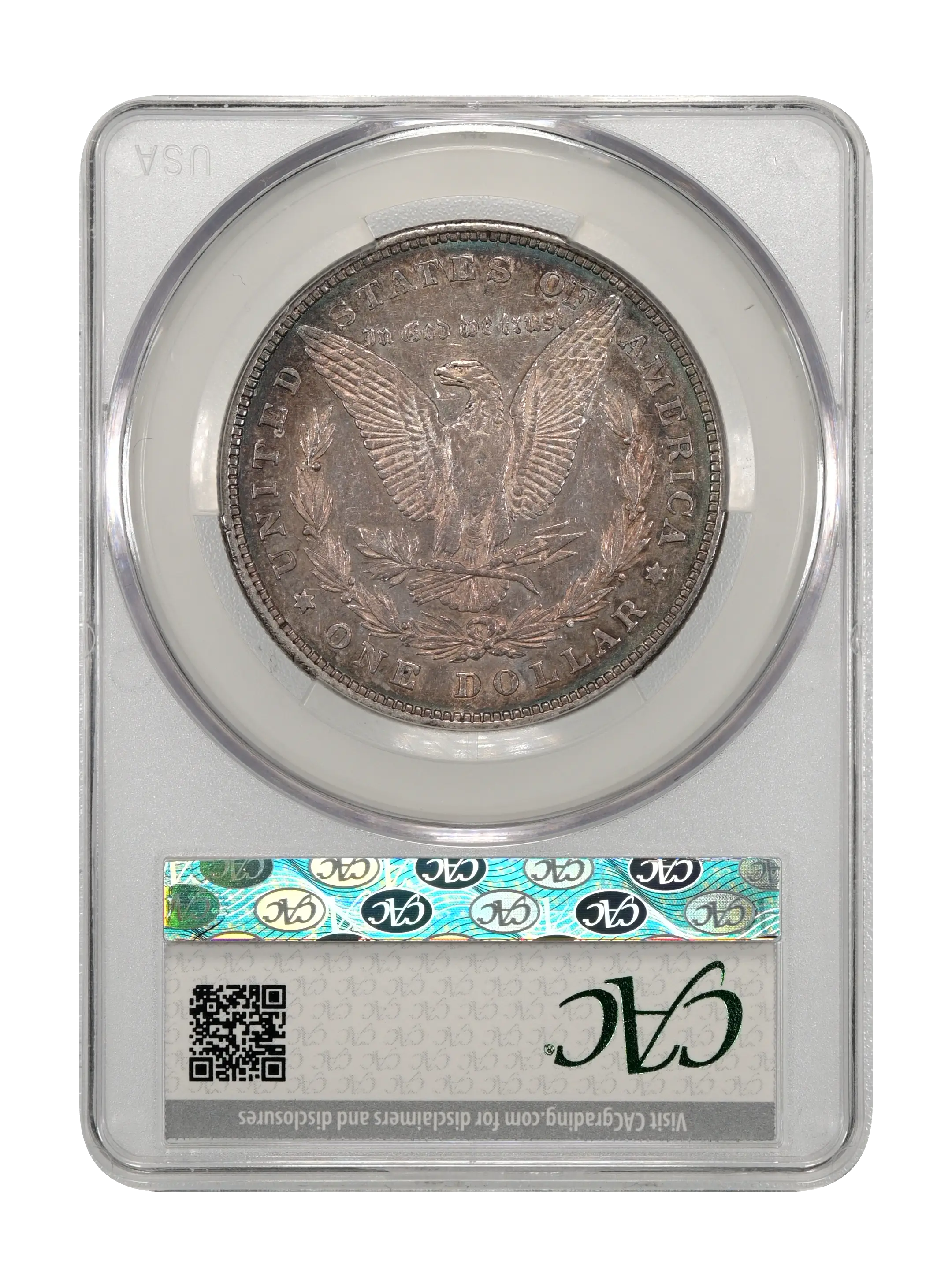 1878 8TF $1  Doubled Reverse, Clashed Obverse N & T, VAM-9A MS thumbnail 4