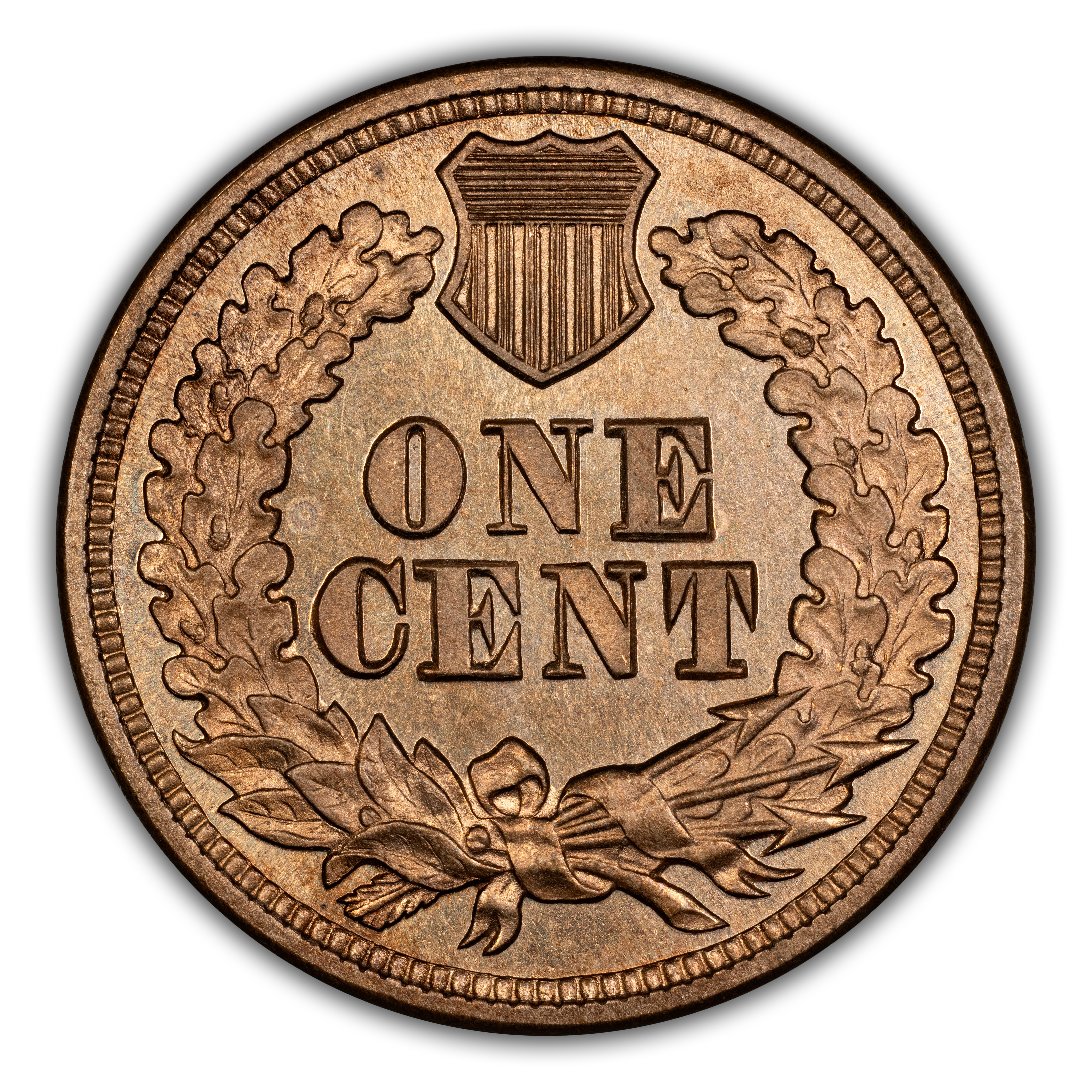 1863 1c PR64 CAC thumbnail 22