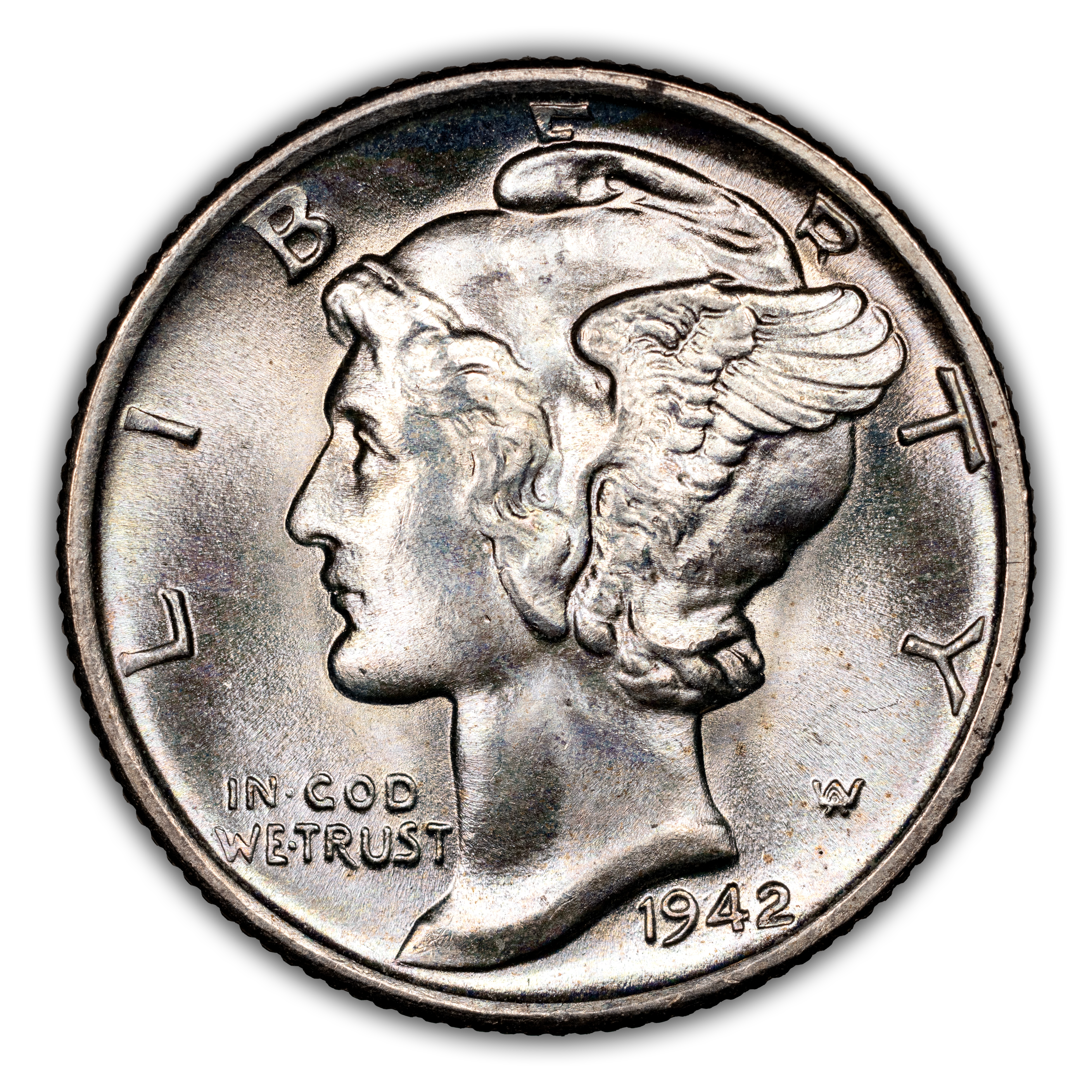 1942-S 10c MS FB PL thumbnail 2