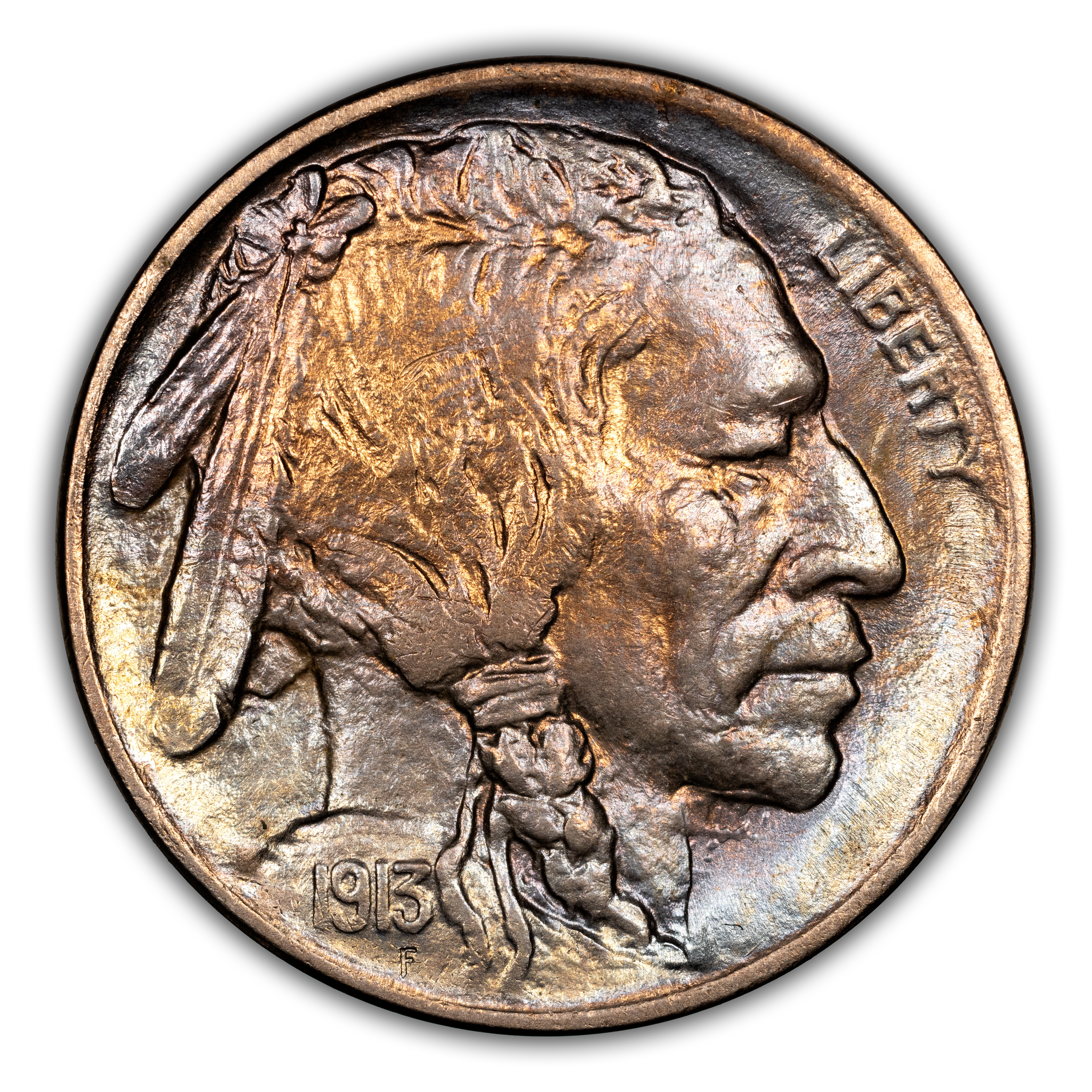 1913 5c Buffalo, Type 1 MS thumbnail 3