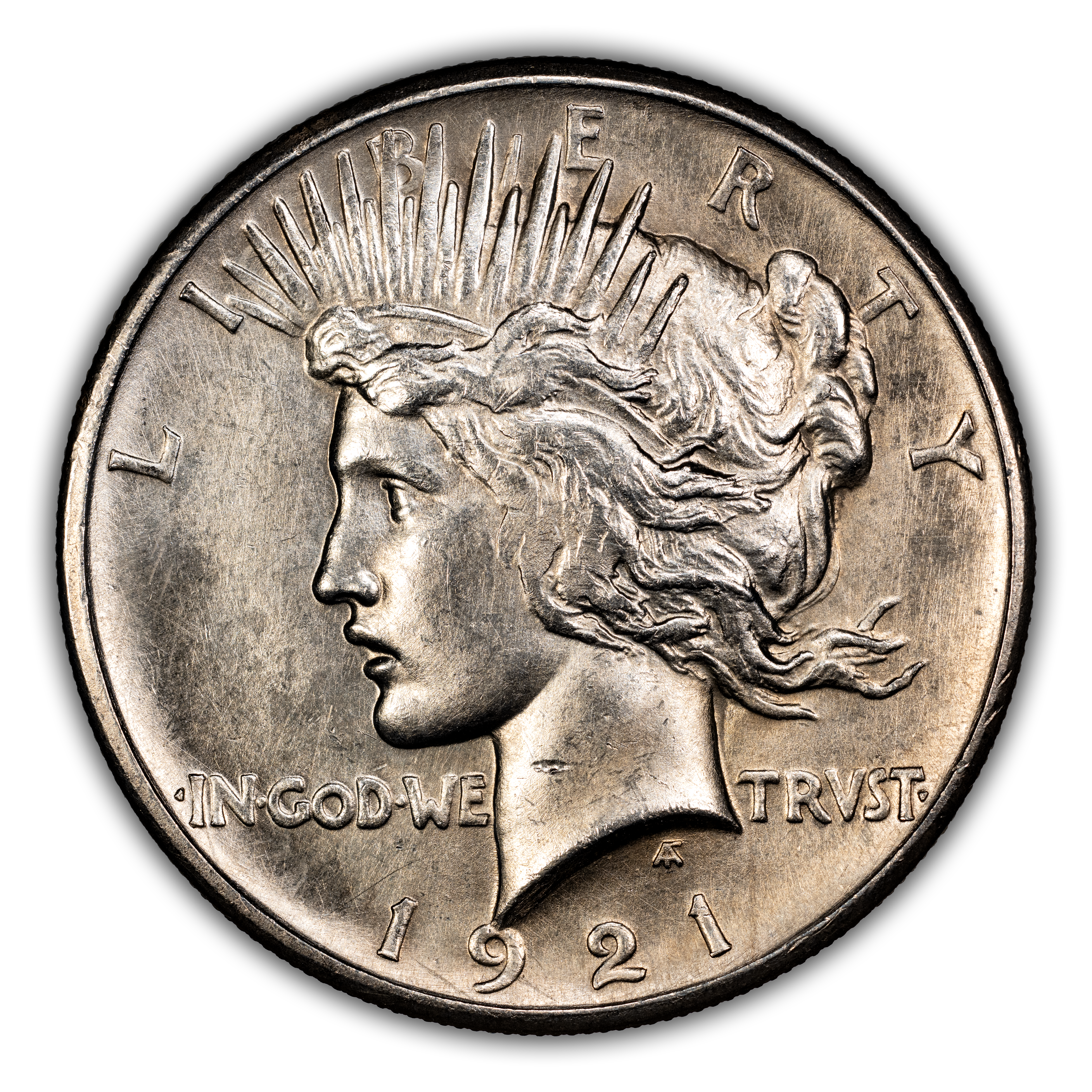 1921 $1  Peace, High Relief MS thumbnail 4