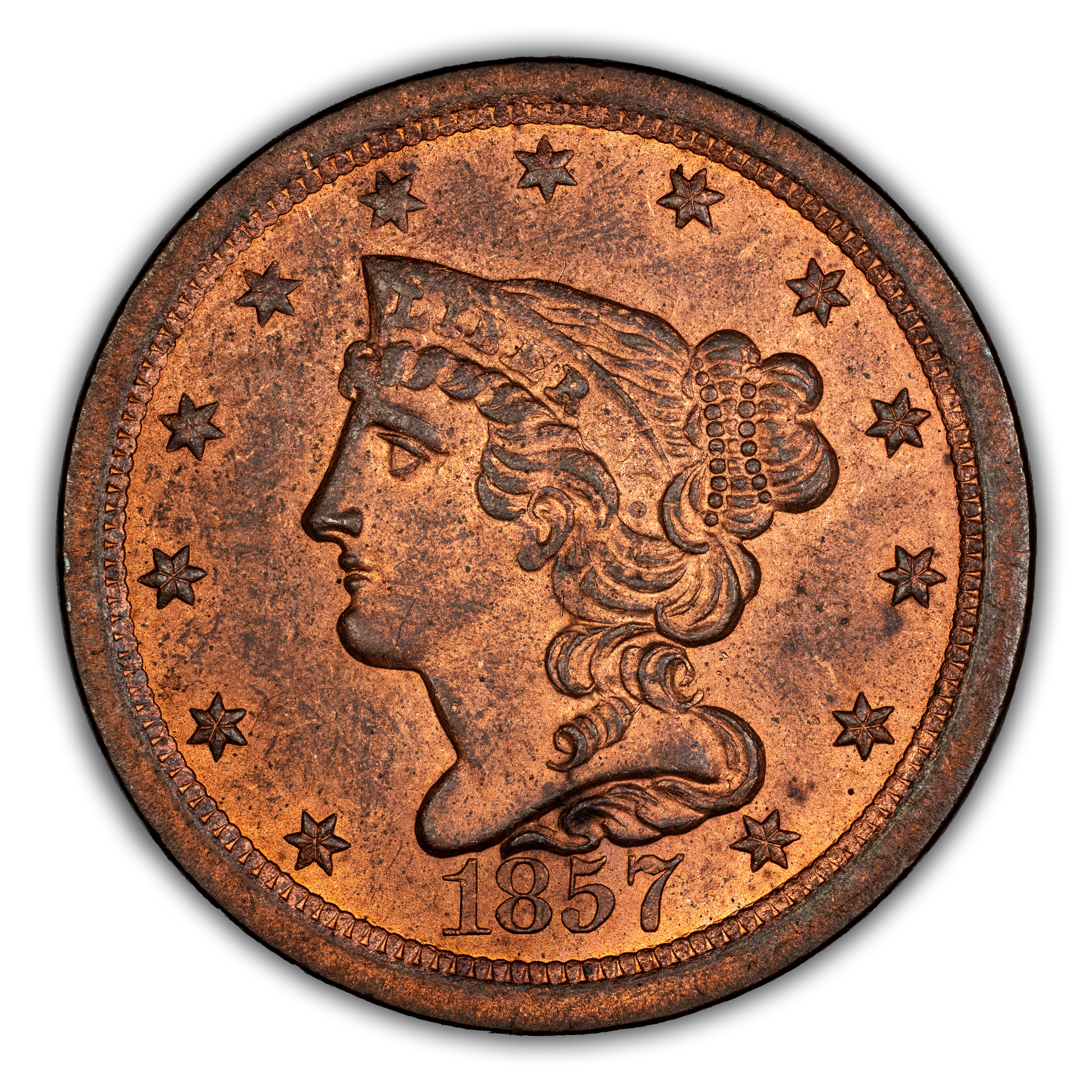 1857 1/2c MS RB thumbnail 2