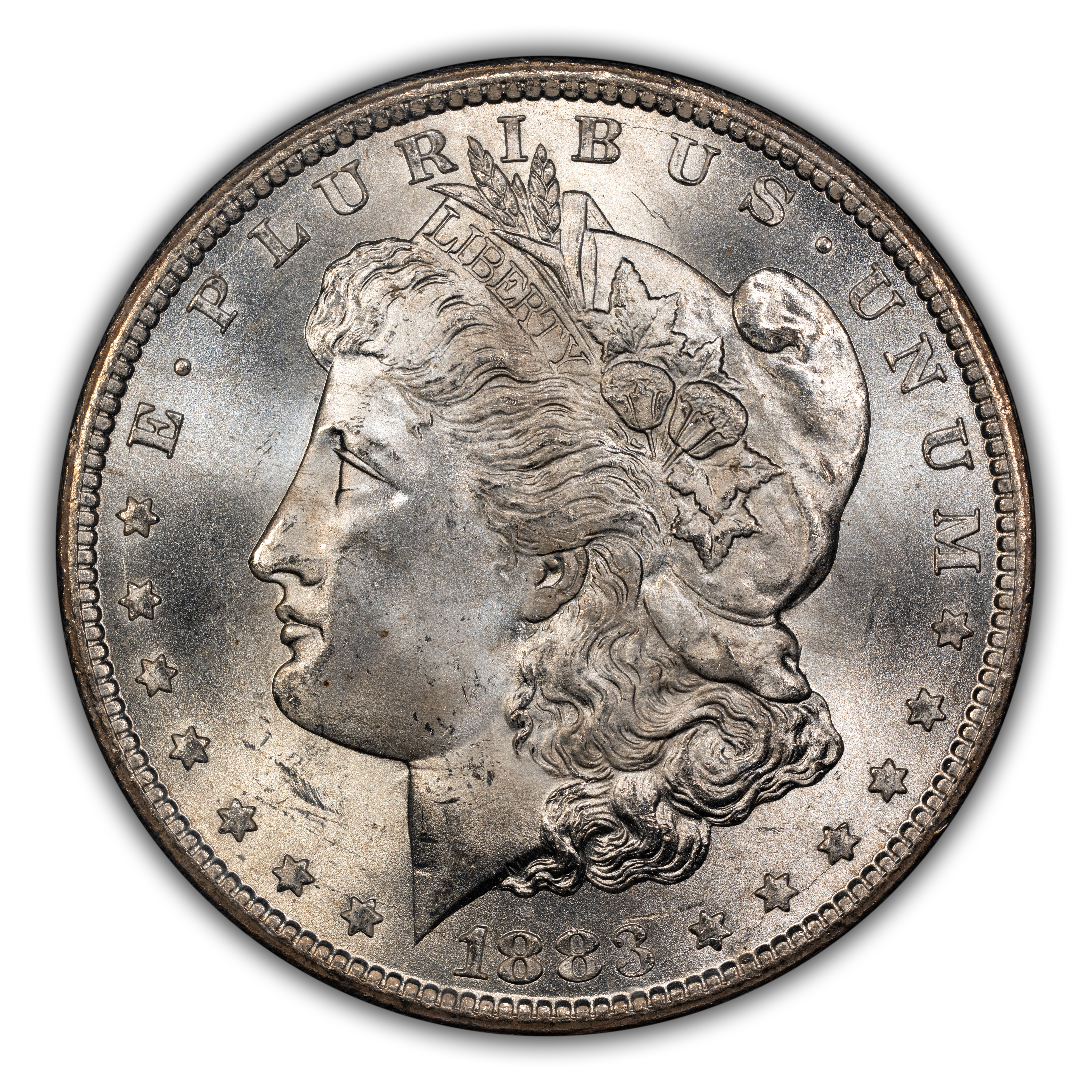 1883-CC $1  GSA Hoard, Dash Under 8, VAM-3 MS thumbnail 16