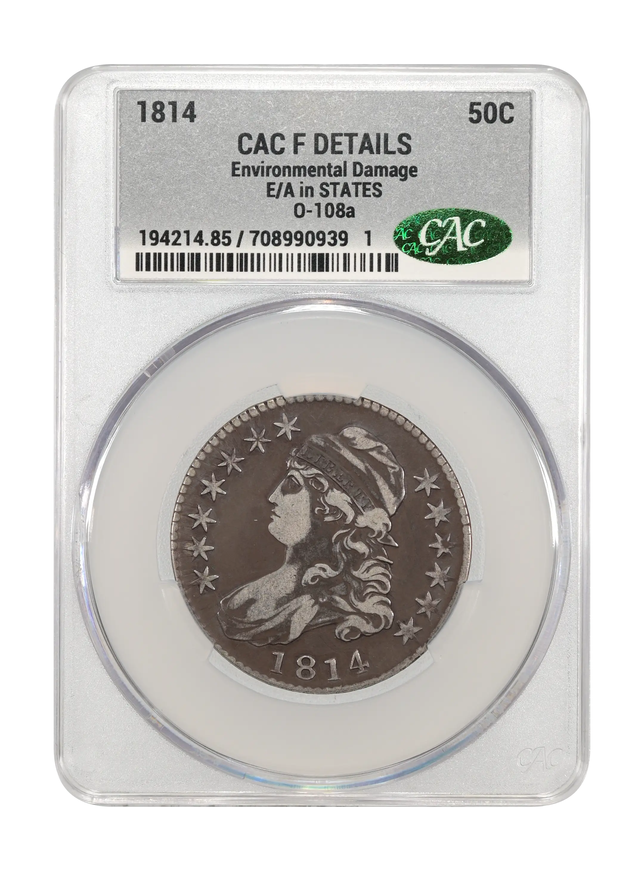 1814 50c E/A in STATES, O-108a MS thumbnail 19