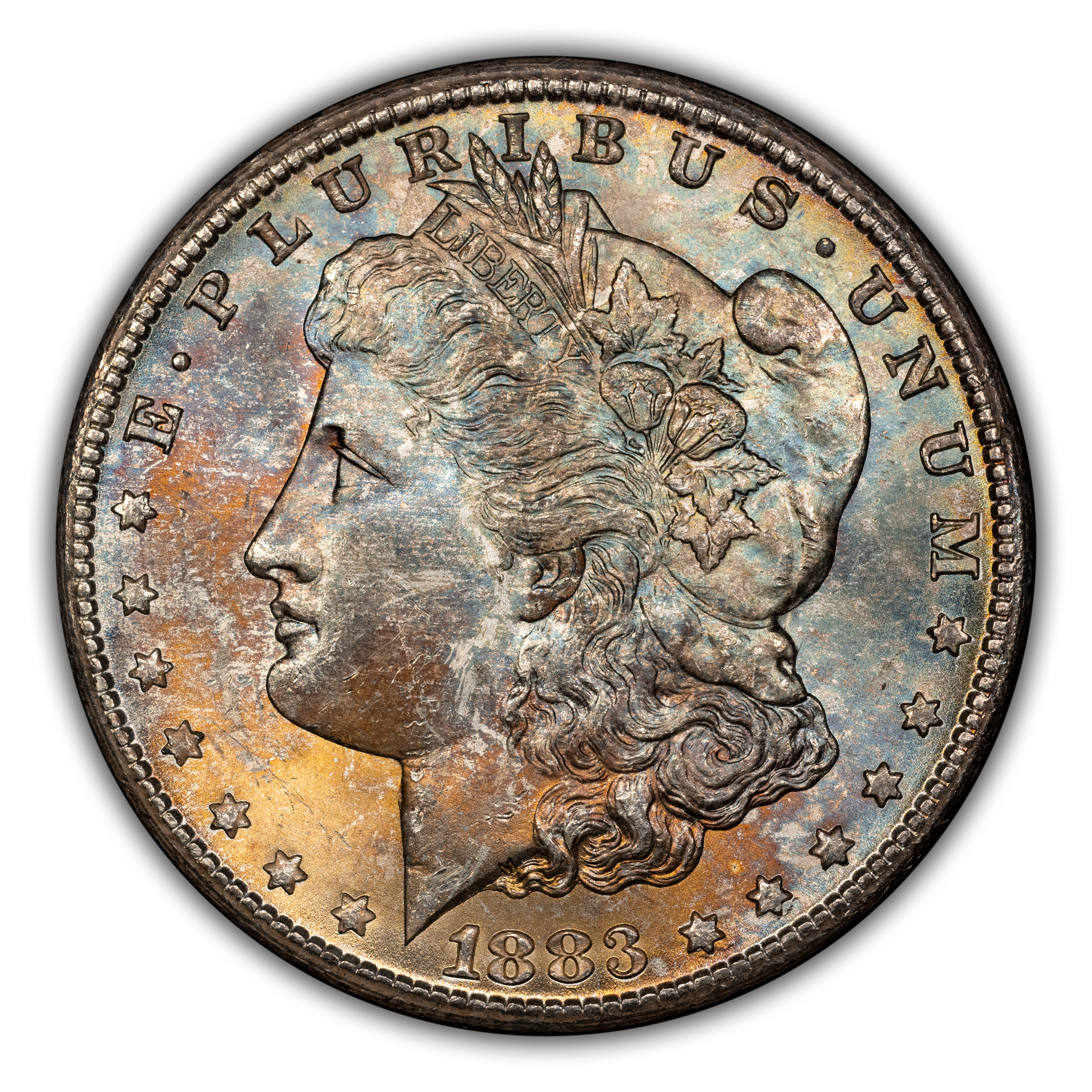1883-CC $1  GSA Hoard, Dash Under 8, VAM-3 MS thumbnail 15