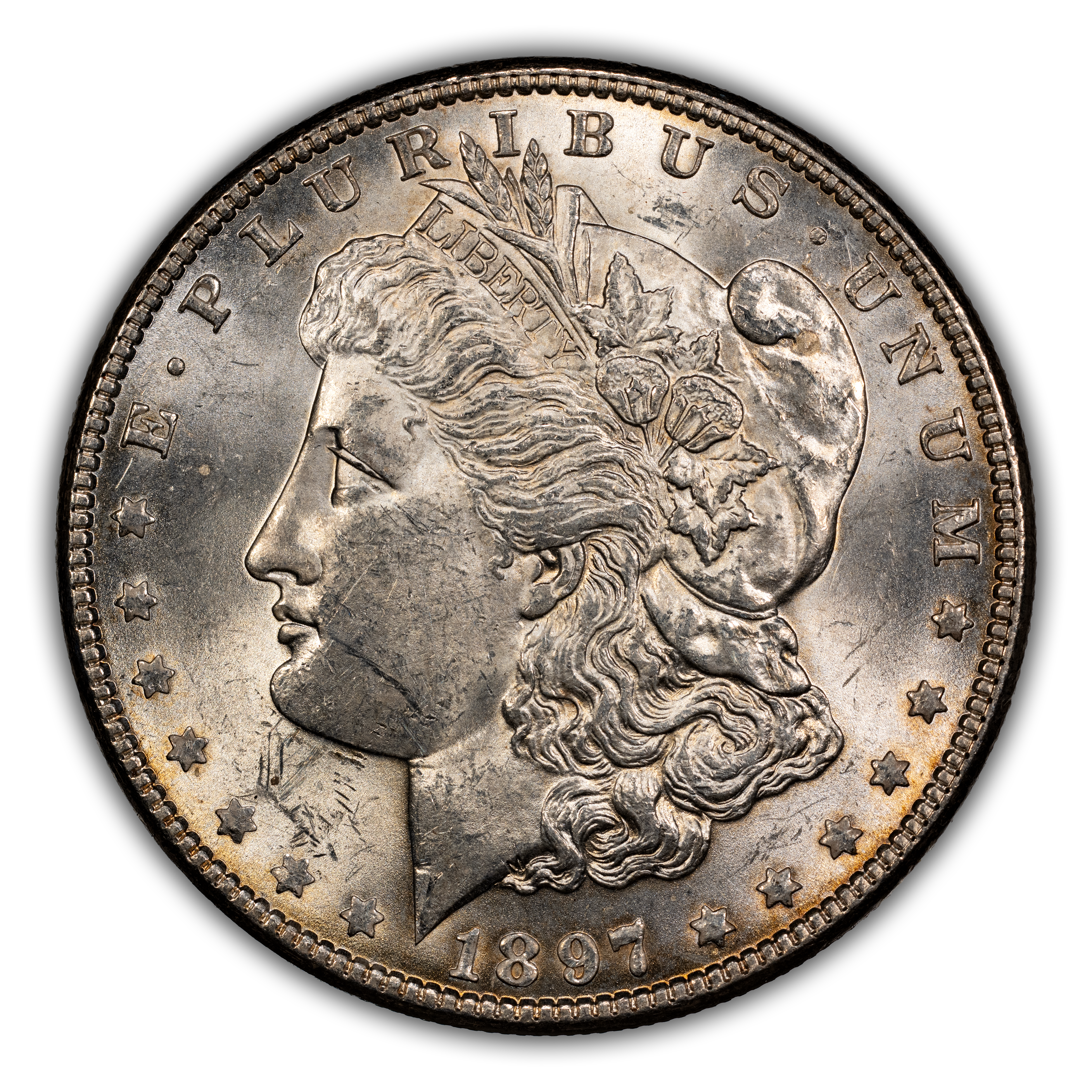 1897 $1  Pitted Reverse, VAM-6A  MS thumbnail 2
