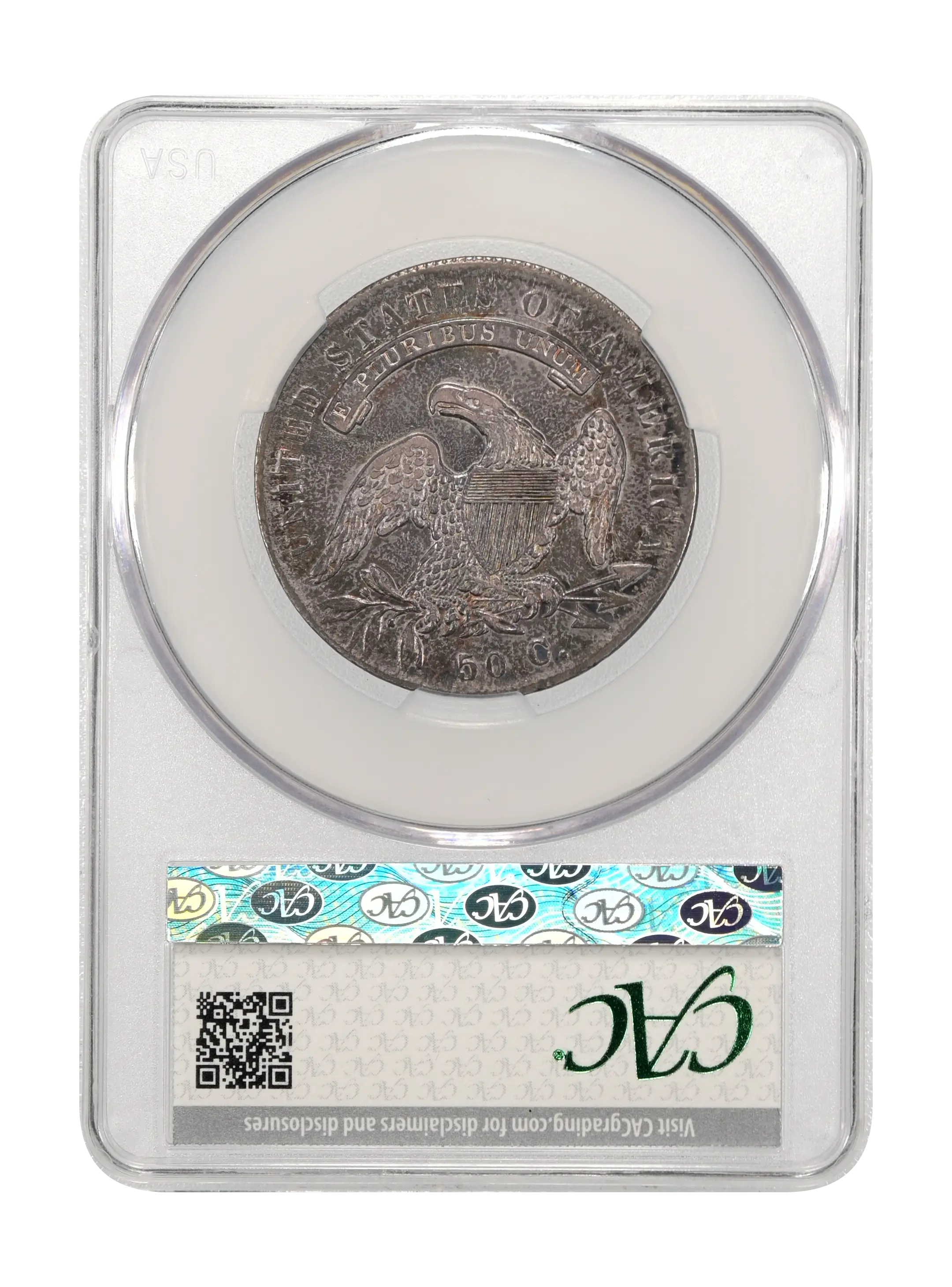 1834 50c Small Date, Small Letters, O-110 MS thumbnail 14