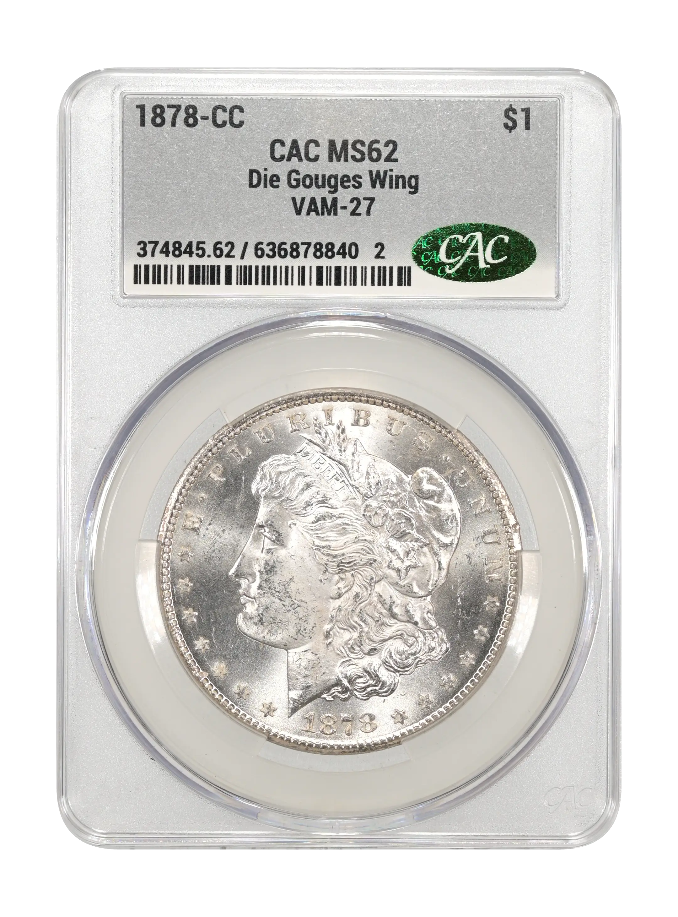 1878-CC $1  VAM-27 MS thumbnail 7