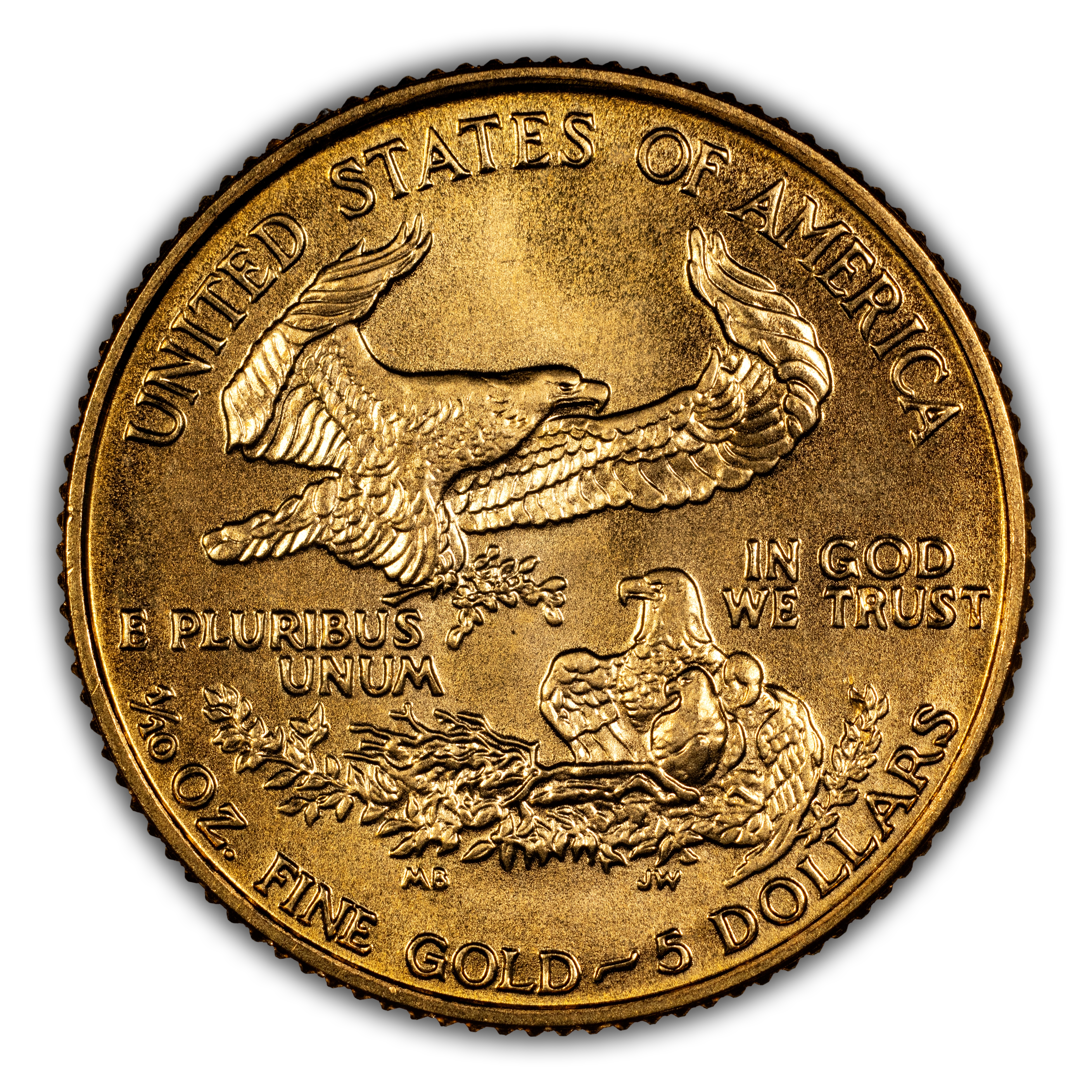 1992 $5  Gold Eagle MS thumbnail 12