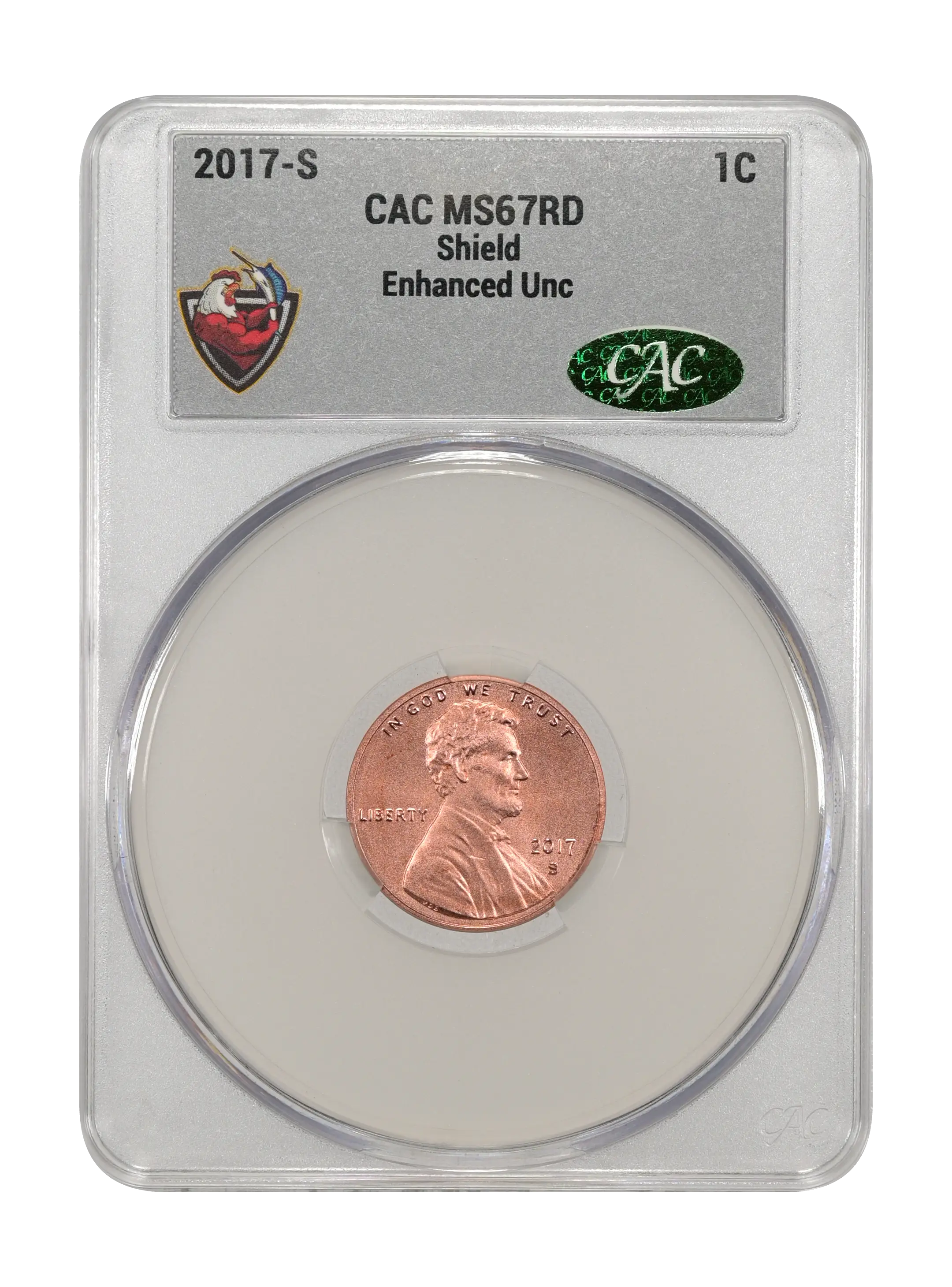 2017-S 1c Shield, Enhanced Unc MS RD thumbnail 2