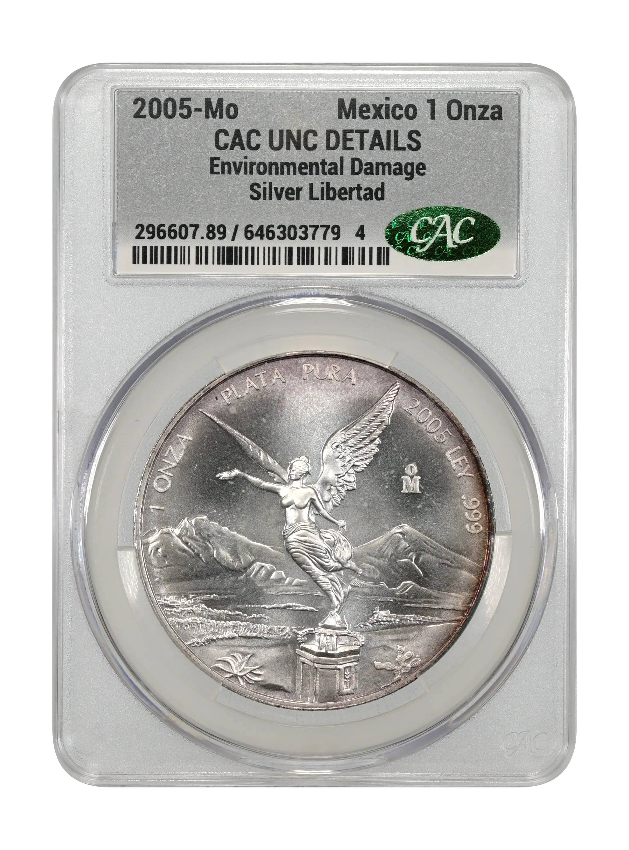 2005-Mo 1 Onza Libertad, Silver MS (KM-639) thumbnail 3