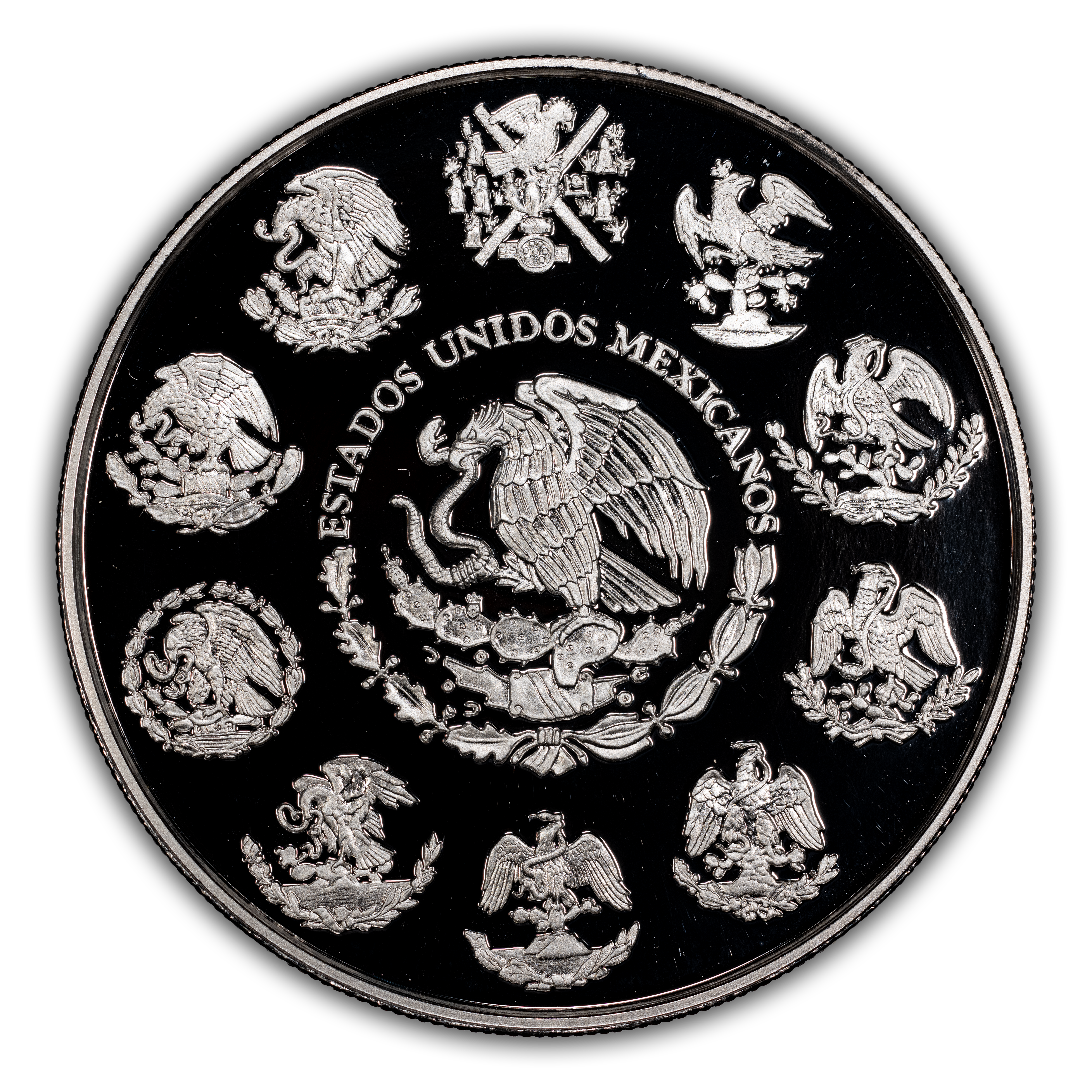 Libertad 2 Onza Silver, Reverse Proof, 62.2g PR [Type] (KM-614) thumbnail 20