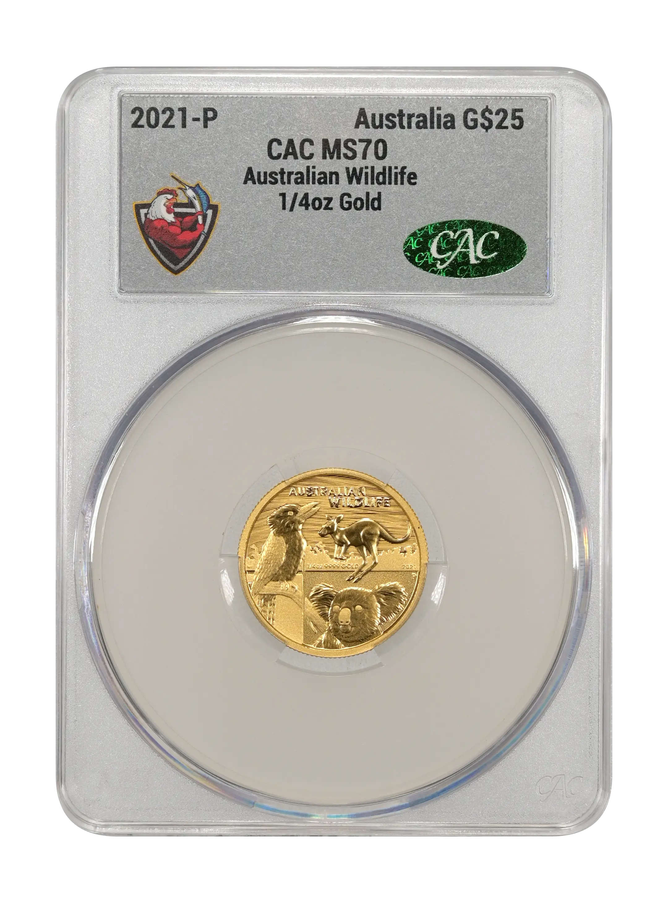2021-P G$25 1/4oz Gold, Australian Wildlife MS