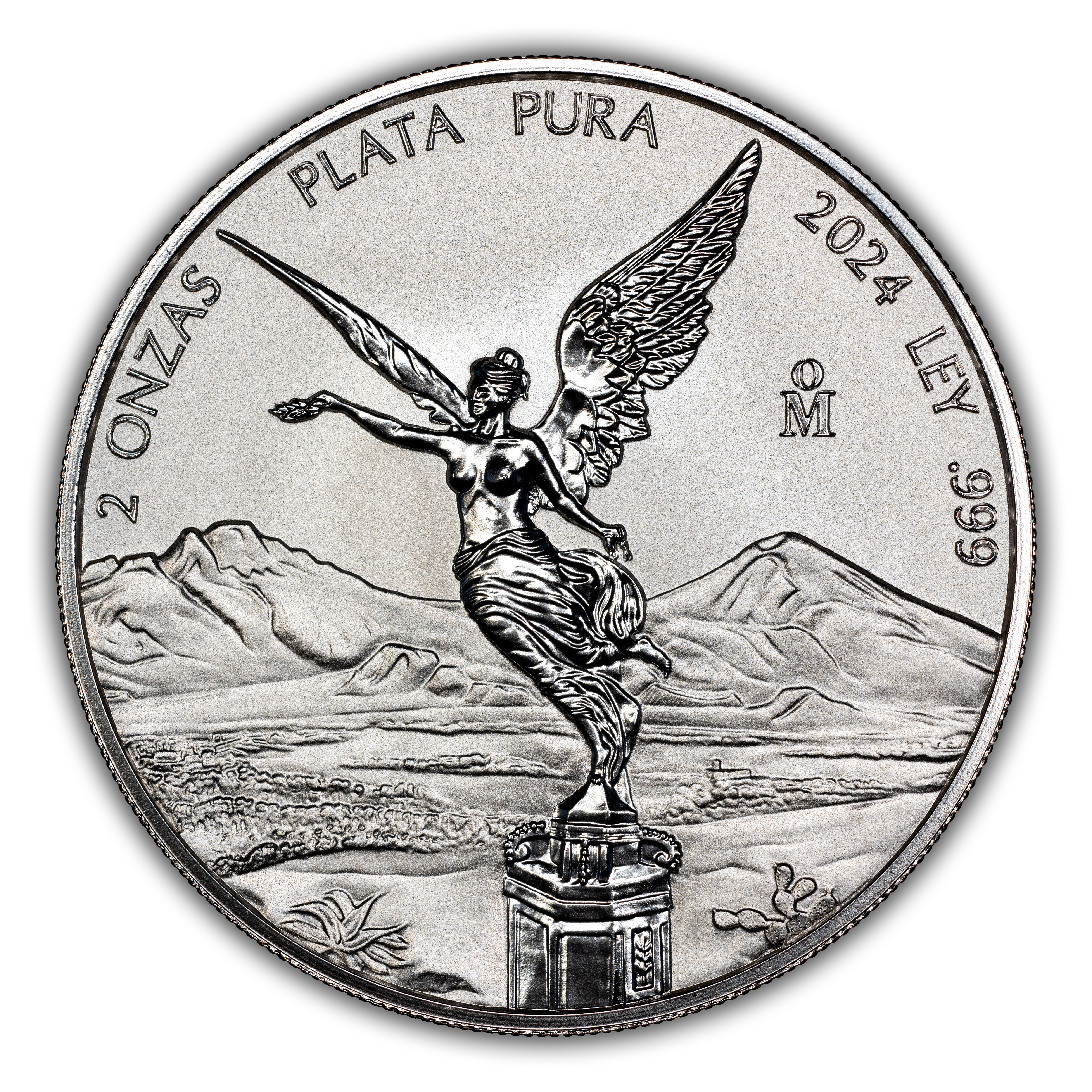 Libertad 2 Onza Silver, Reverse Proof, 62.2g PR [Type] (KM-614) thumbnail 4