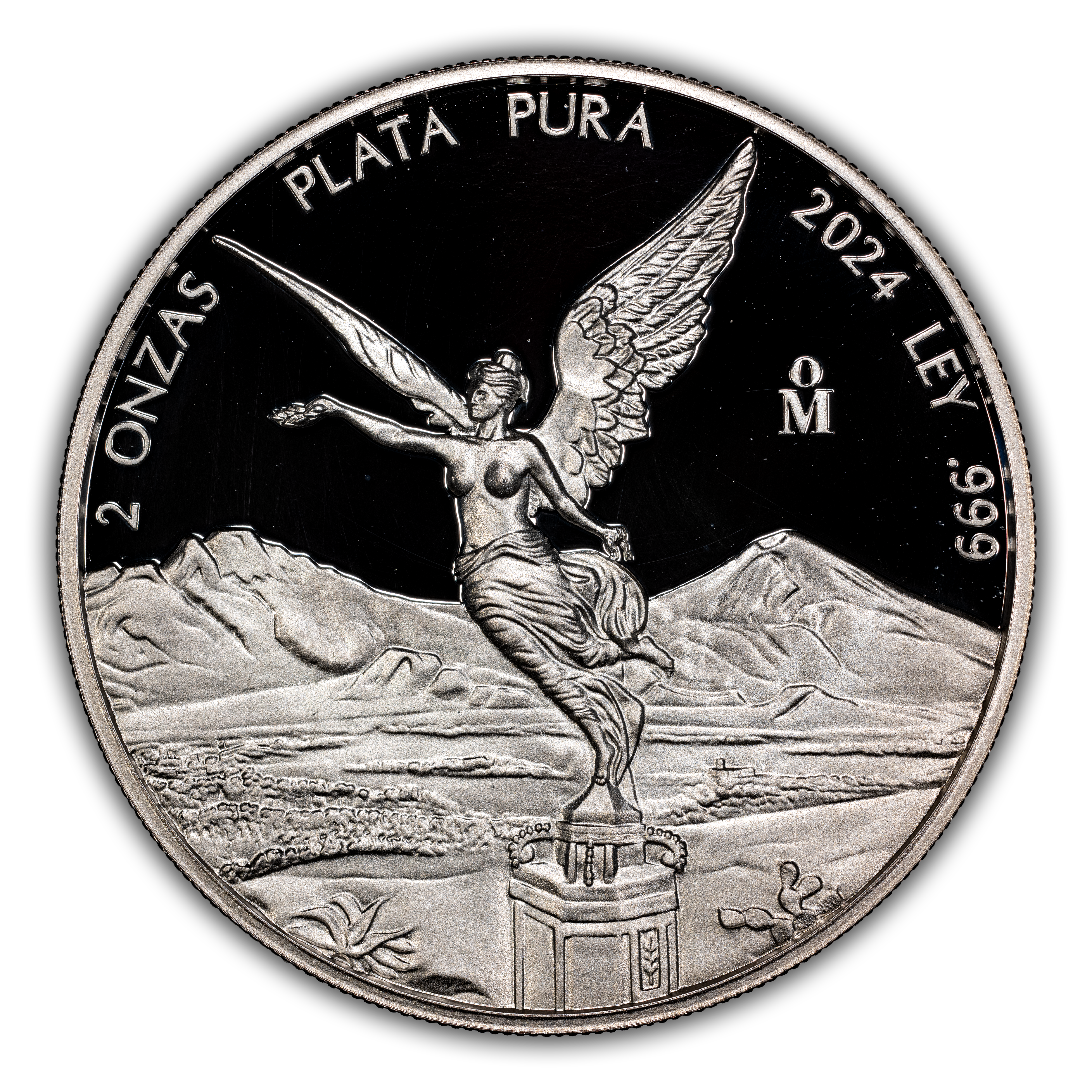 Libertad 2 Onza Silver, Reverse Proof, 62.2g PR [Type] (KM-614) thumbnail 5