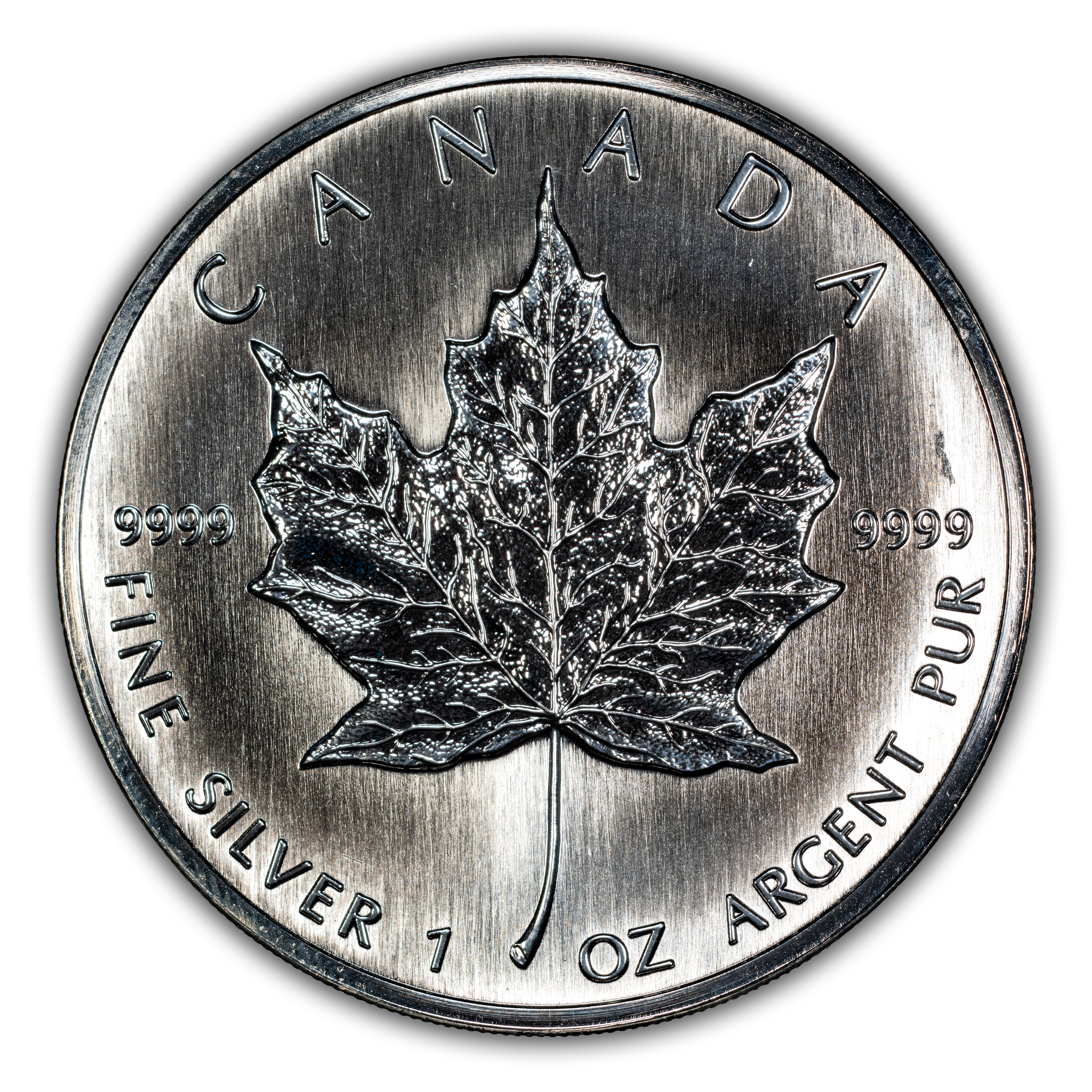2002 S$5 1oz Silver, Maple Leaf MS thumbnail 15