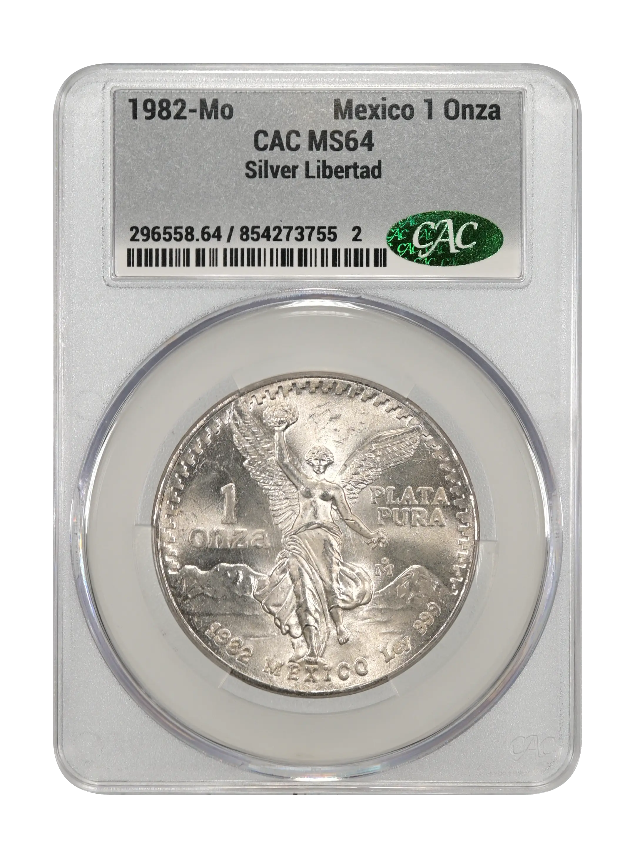 1982-Mo 1 Onza Libertad, Silver MS (KM-494.1) thumbnail 20