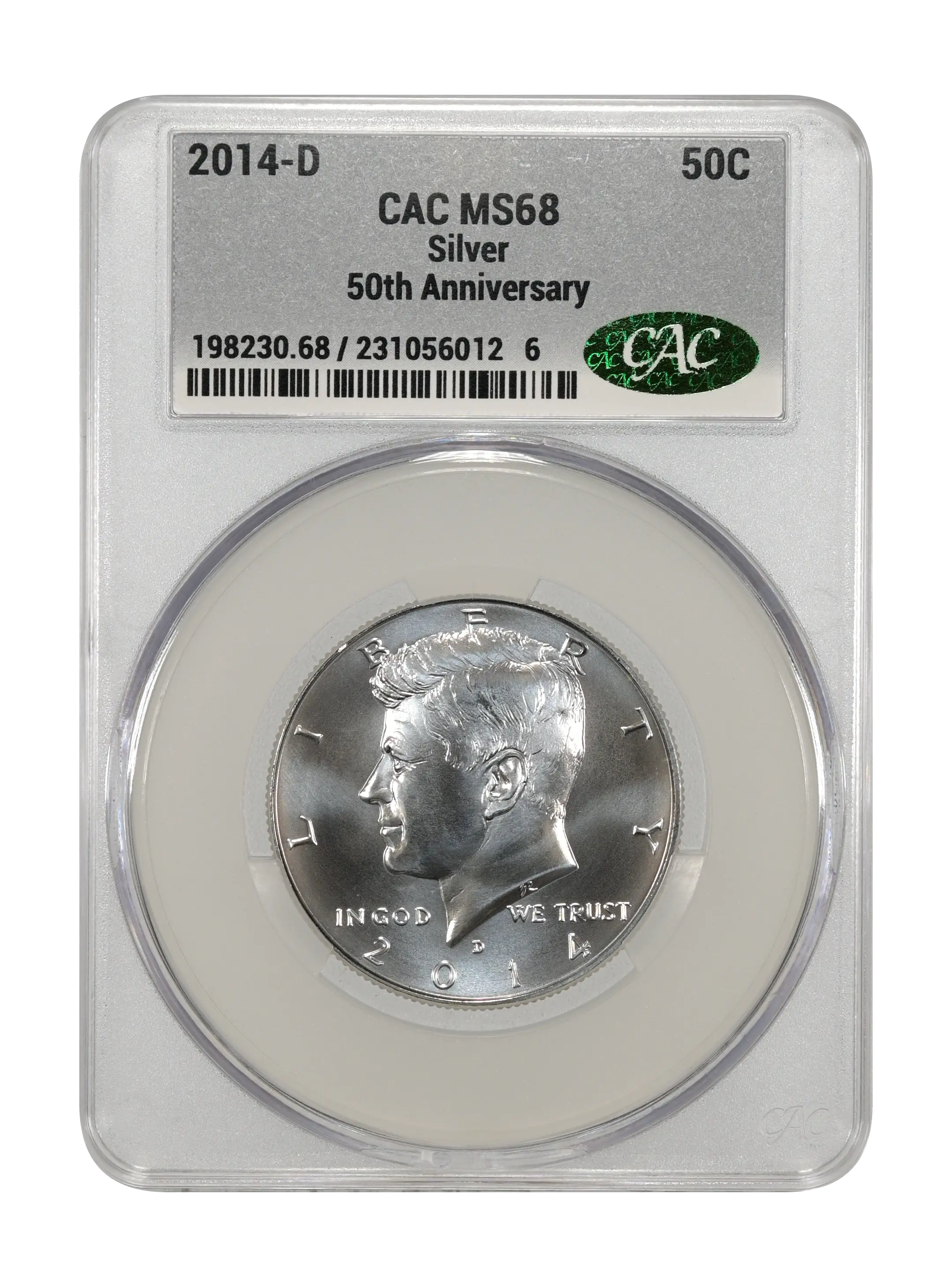 2014-D 50c Silver, 50th Anniversary MS thumbnail 4