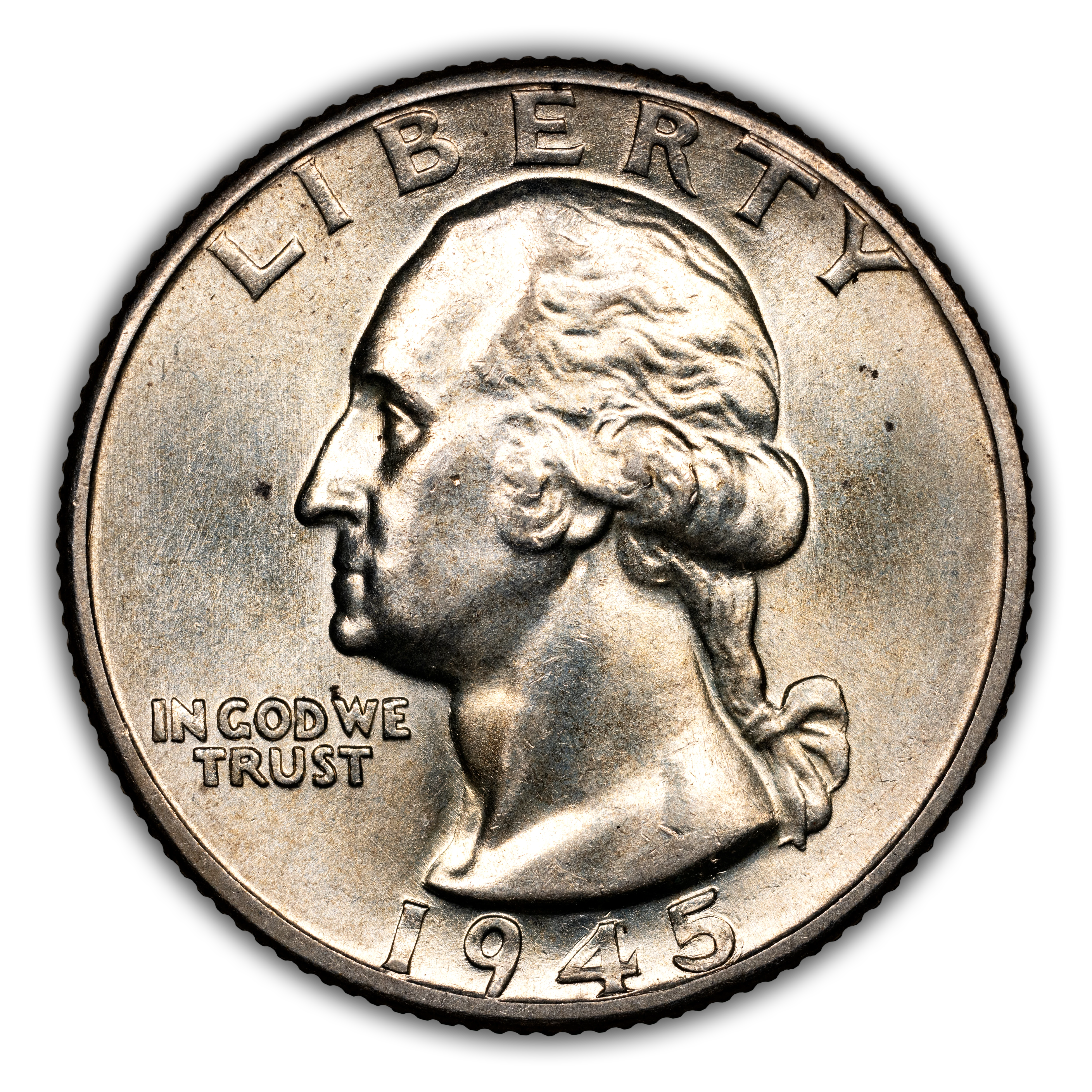 1945 25c MS68 CAC thumbnail 3