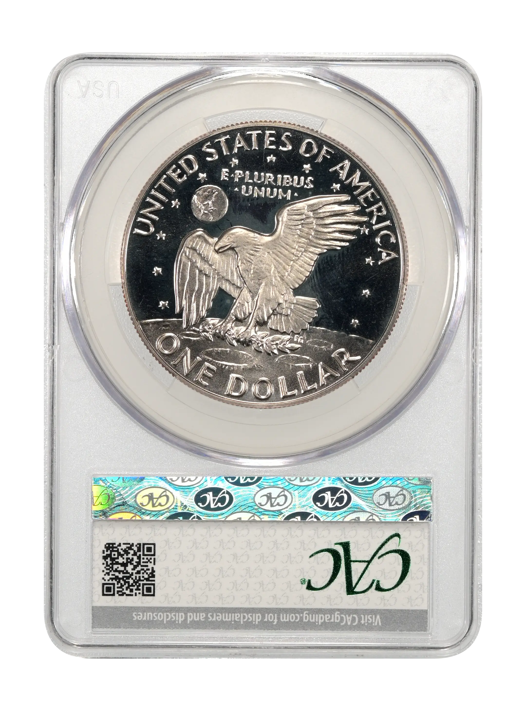 1977-S $1  Clad PR CAM AU58 CAM thumbnail 3