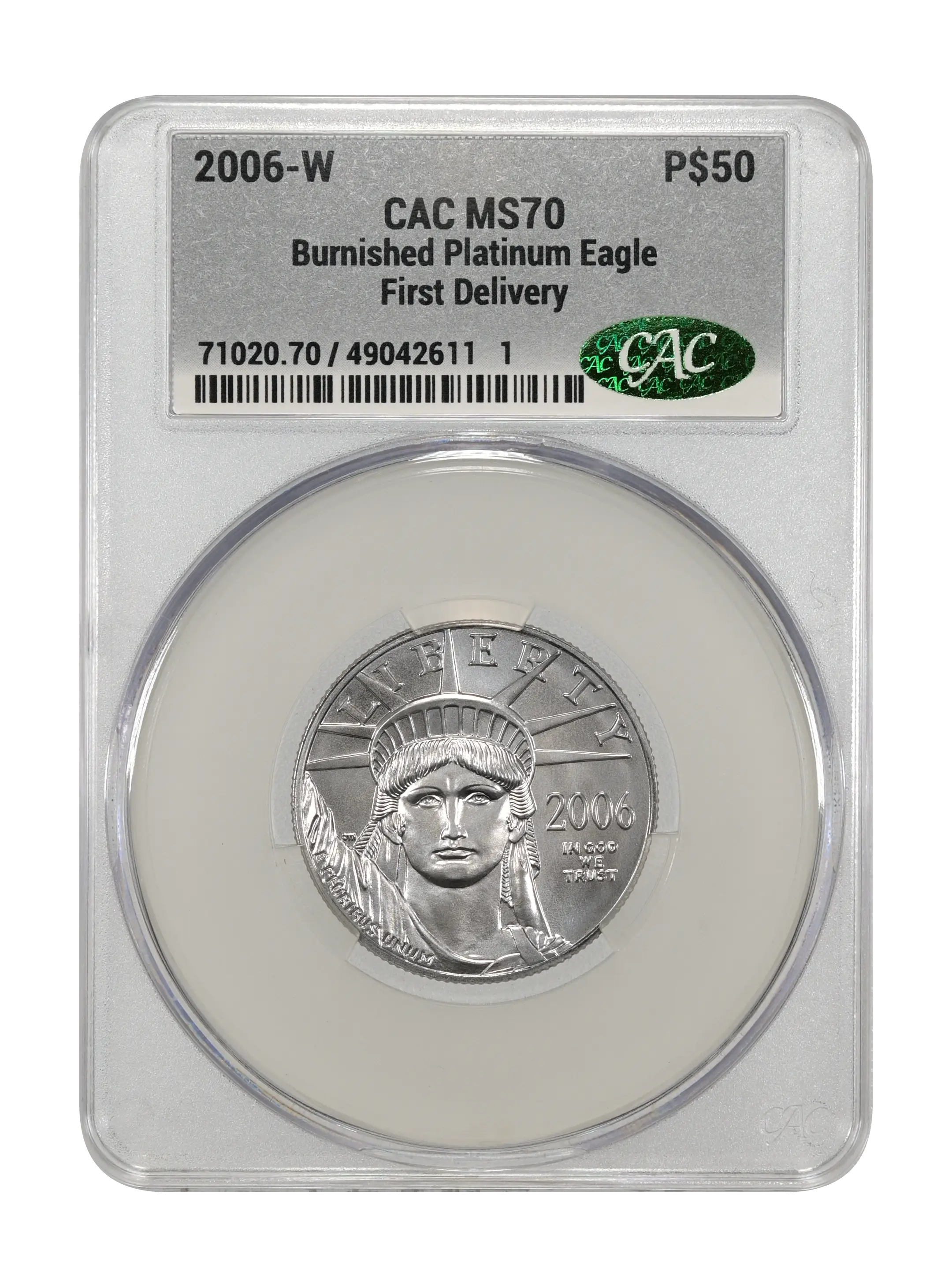 2006-W P$50  Platinum Eagle, Burnished MS thumbnail 18