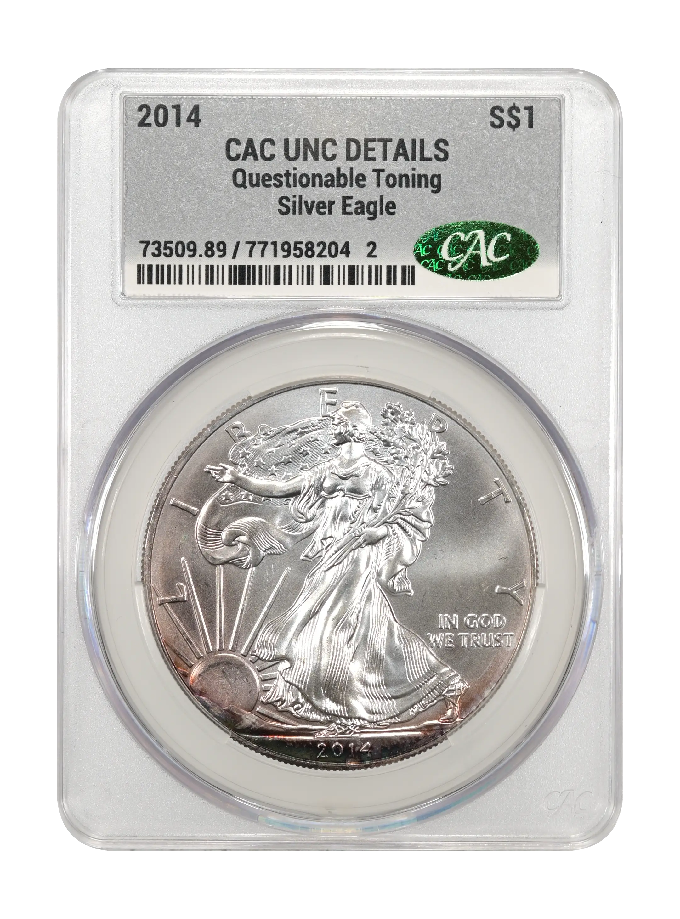 2014 $1  Silver Eagle MS63 CAC thumbnail 24