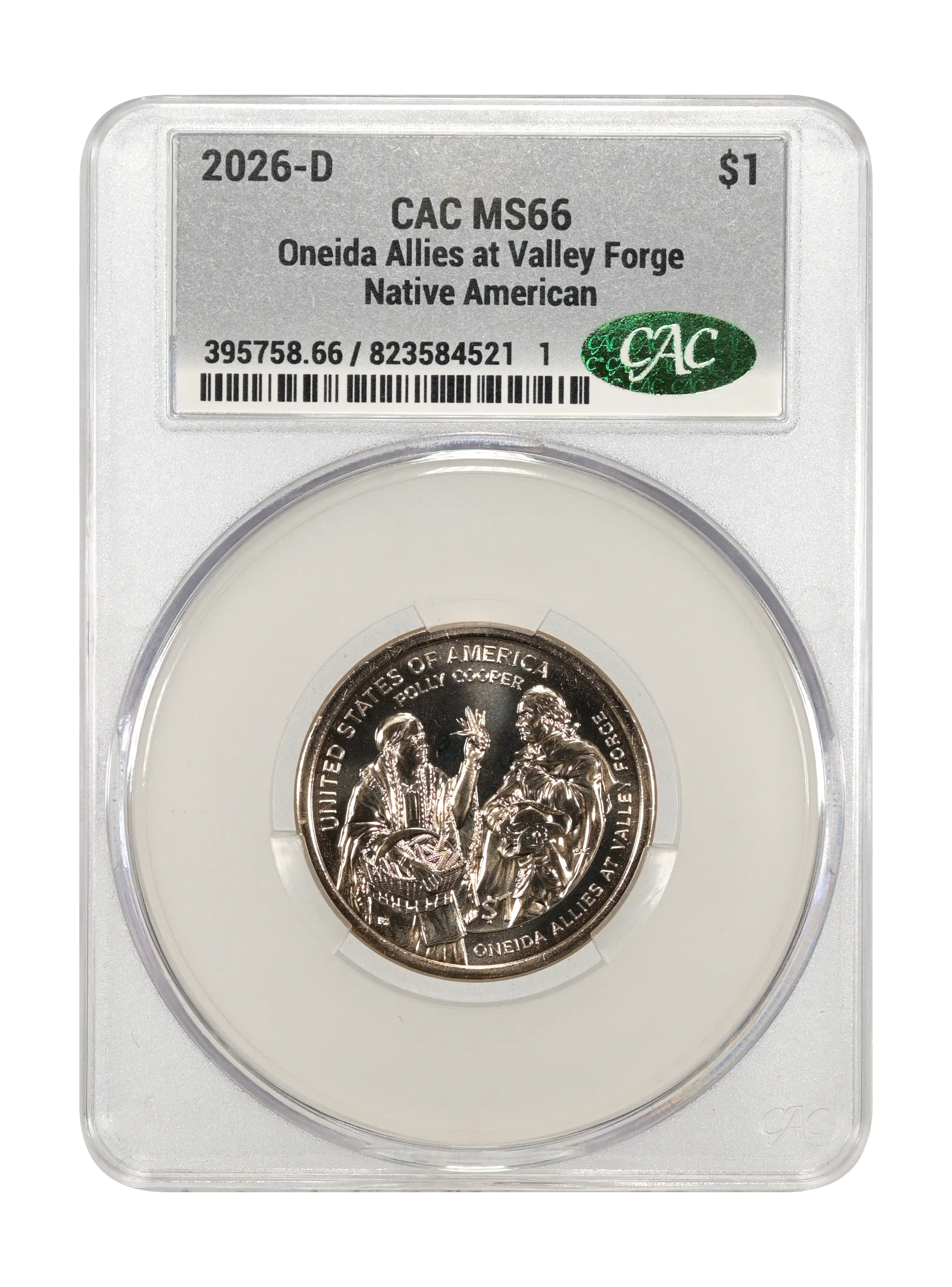 2026-D $1  Native American, Oneida Allies at Valley Forge MS thumbnail 5