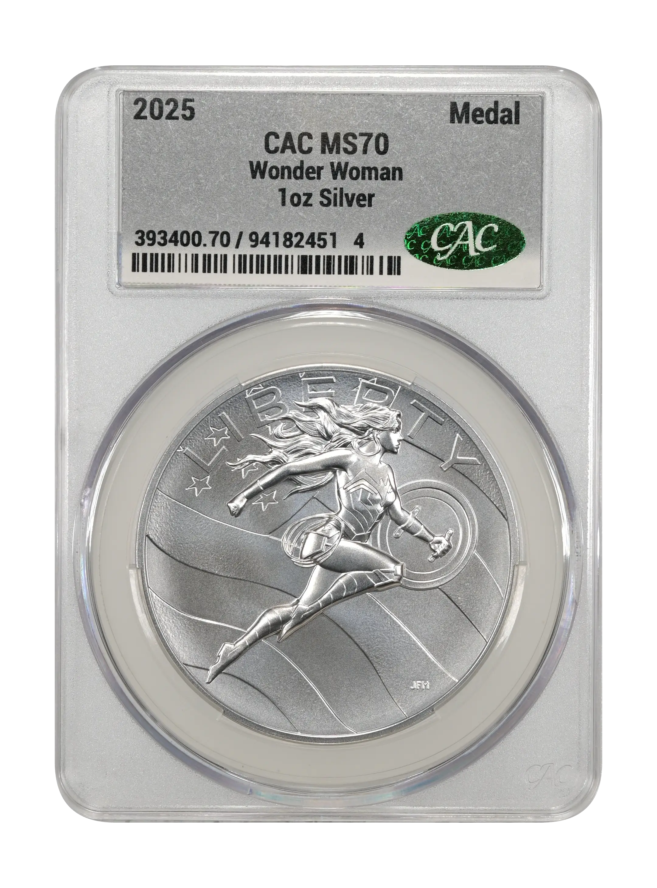 2025 Medal Silver 1oz, Wonder Woman MS thumbnail 8