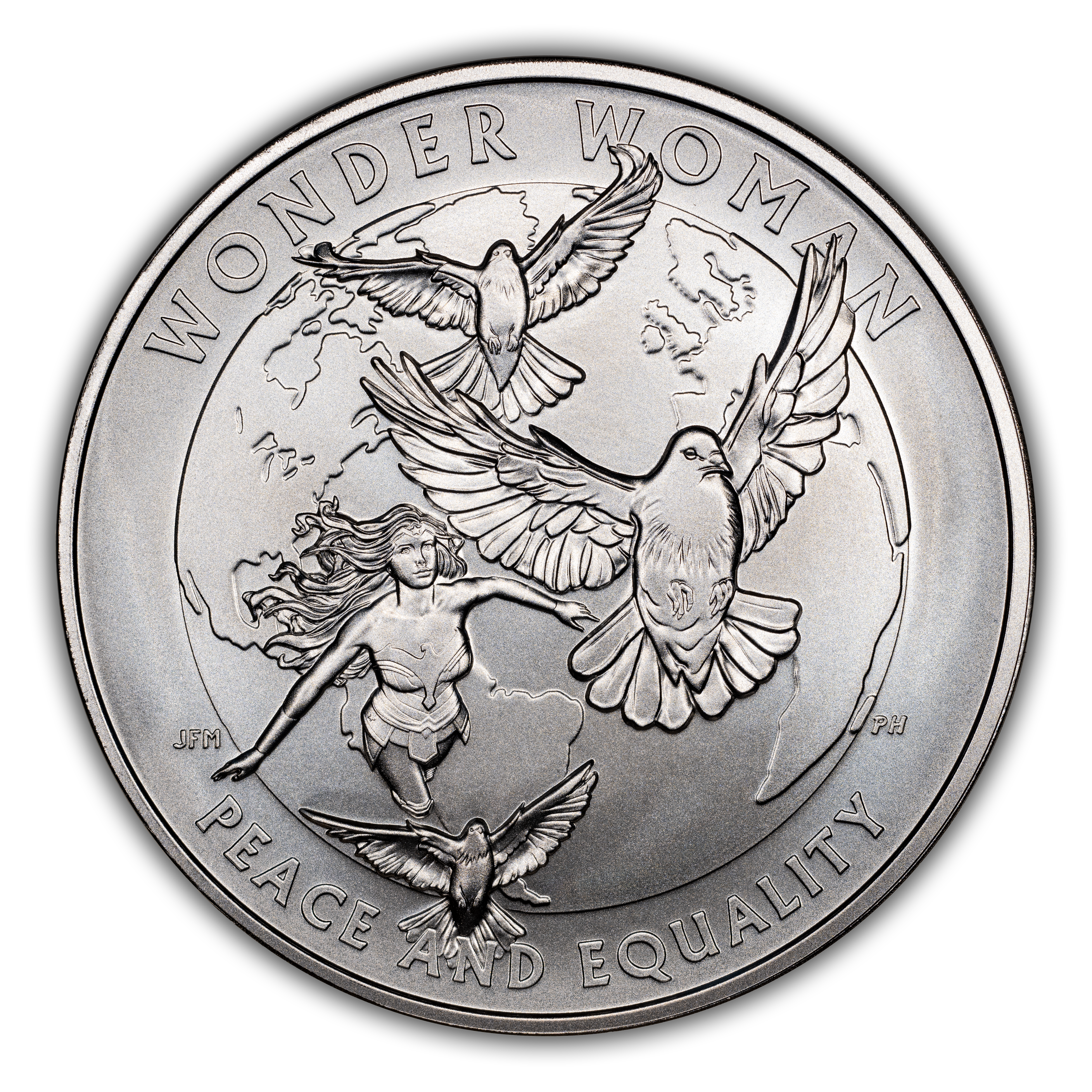 2025 Medal Silver 1oz, Wonder Woman MS thumbnail 5