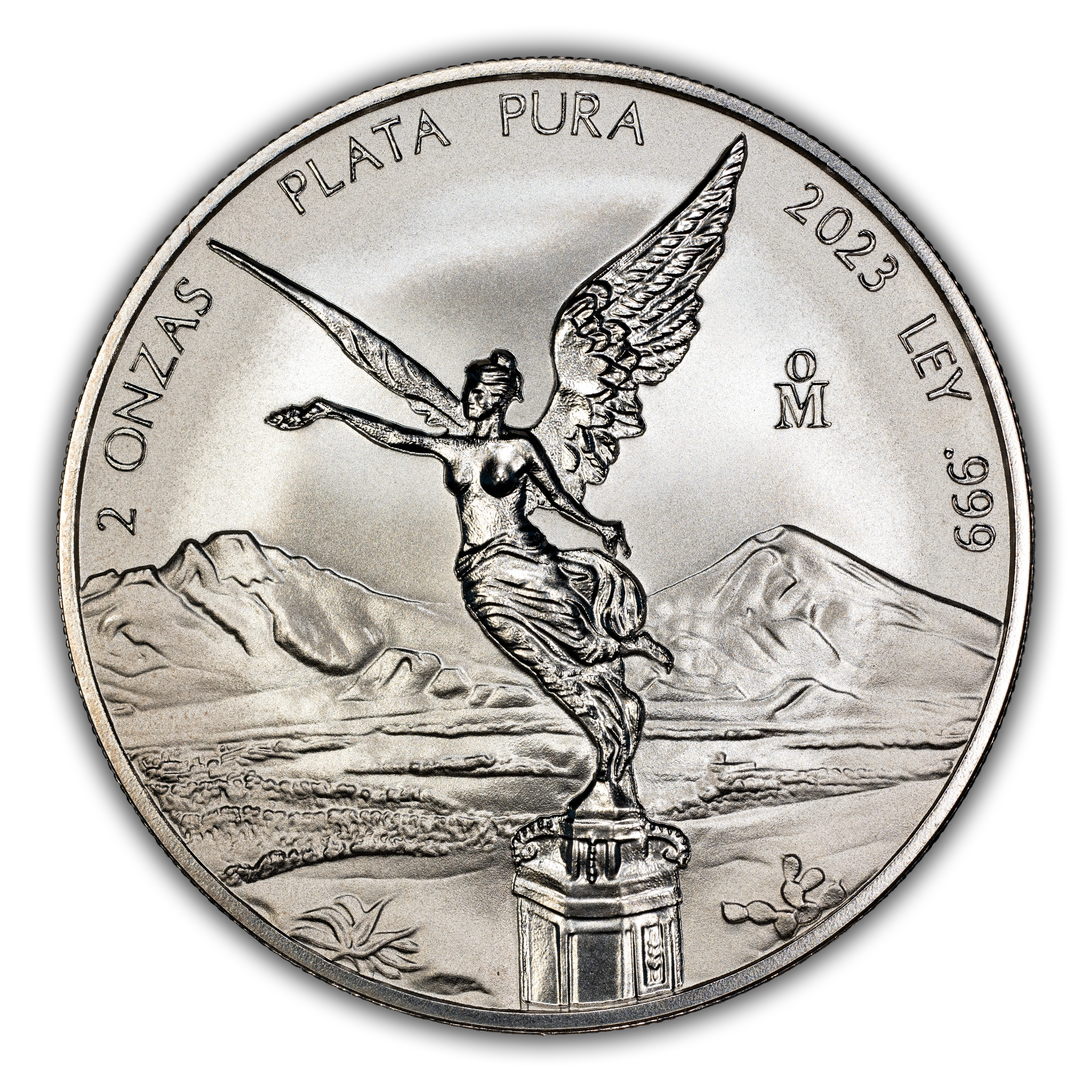 Libertad 2 Onza Silver, Reverse Proof, 62.2g PR [Type] (KM-614) thumbnail 2