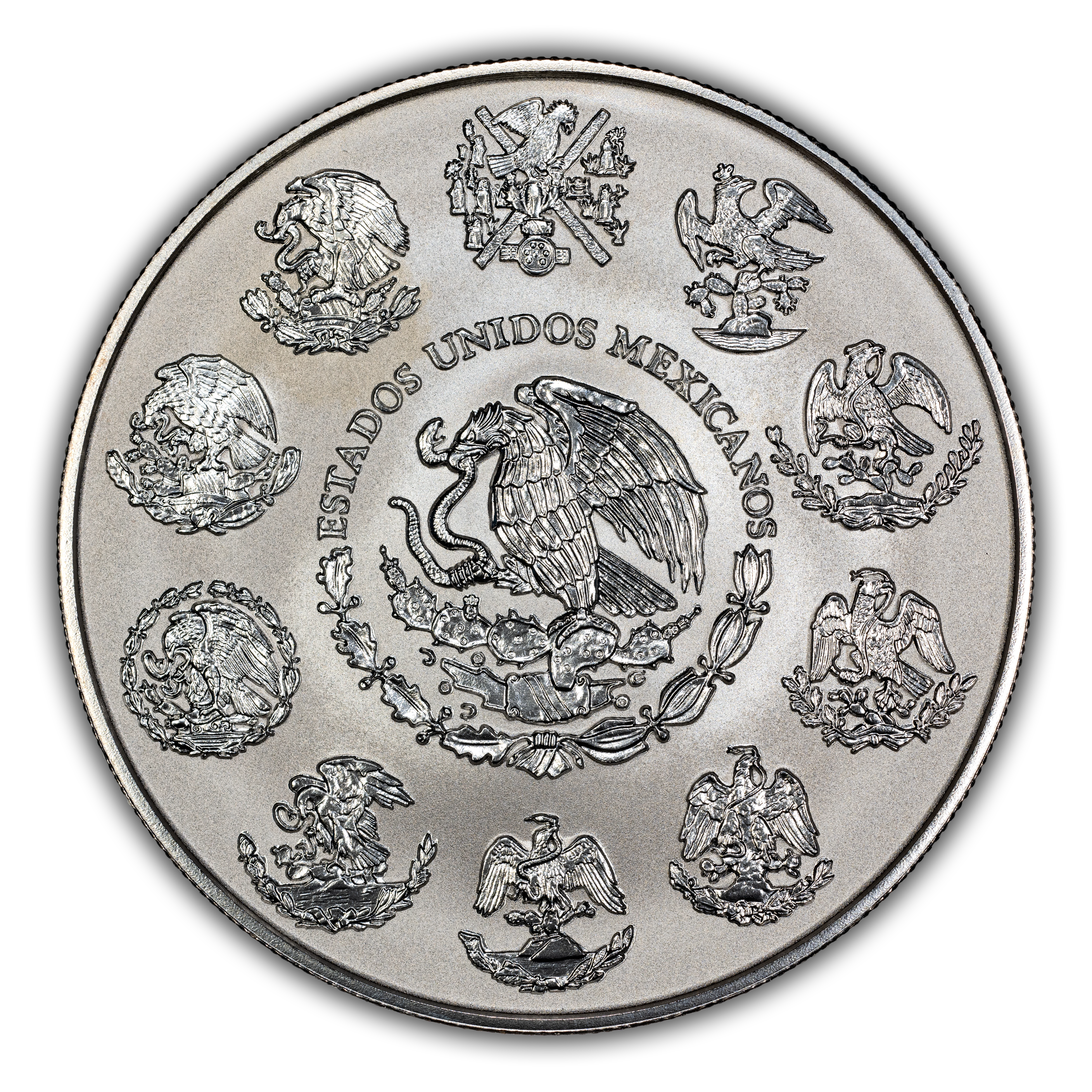 Libertad 2 Onza Silver, Reverse Proof, 62.2g PR [Type] (KM-614) thumbnail 19