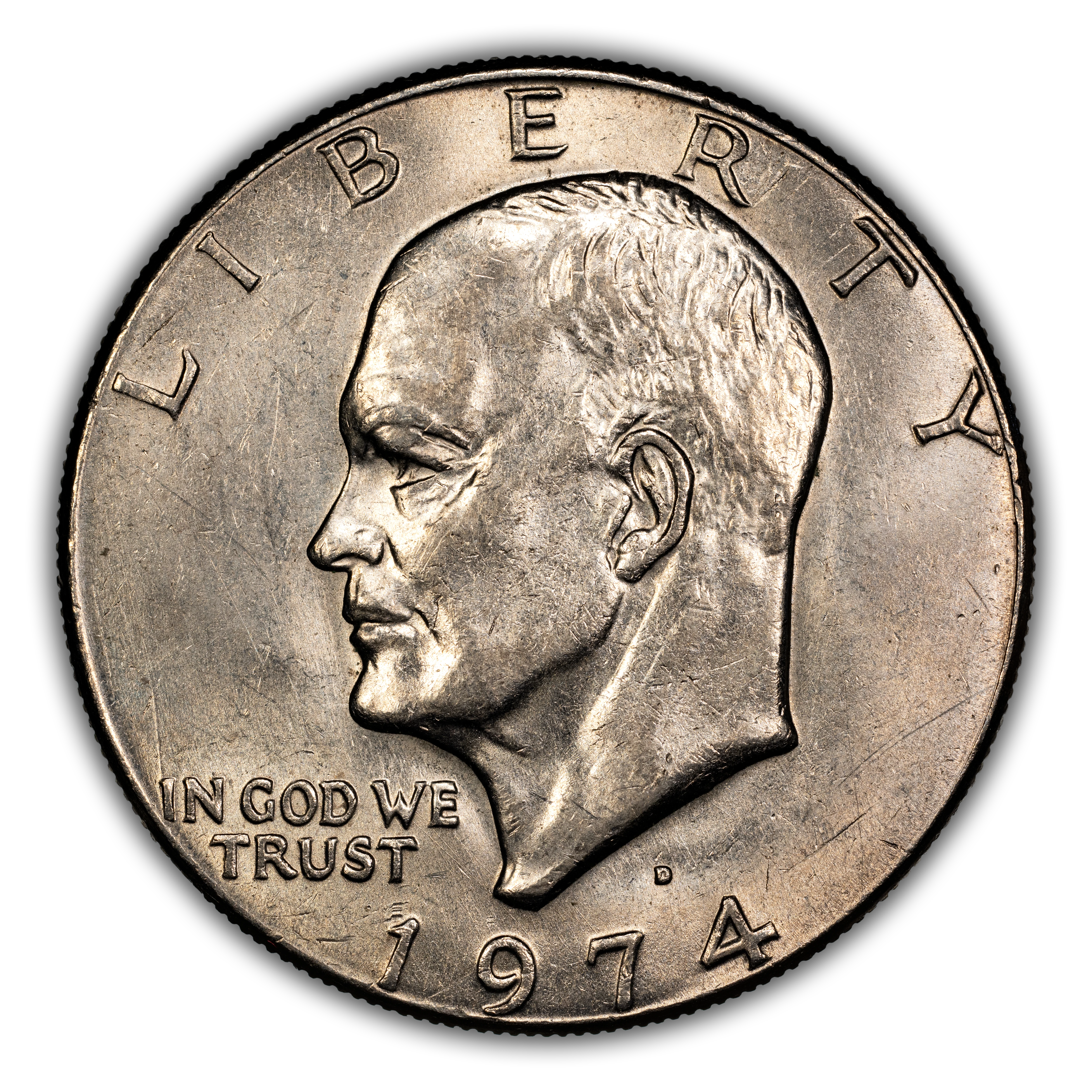 1974-D $1 MS62 CAC thumbnail 3