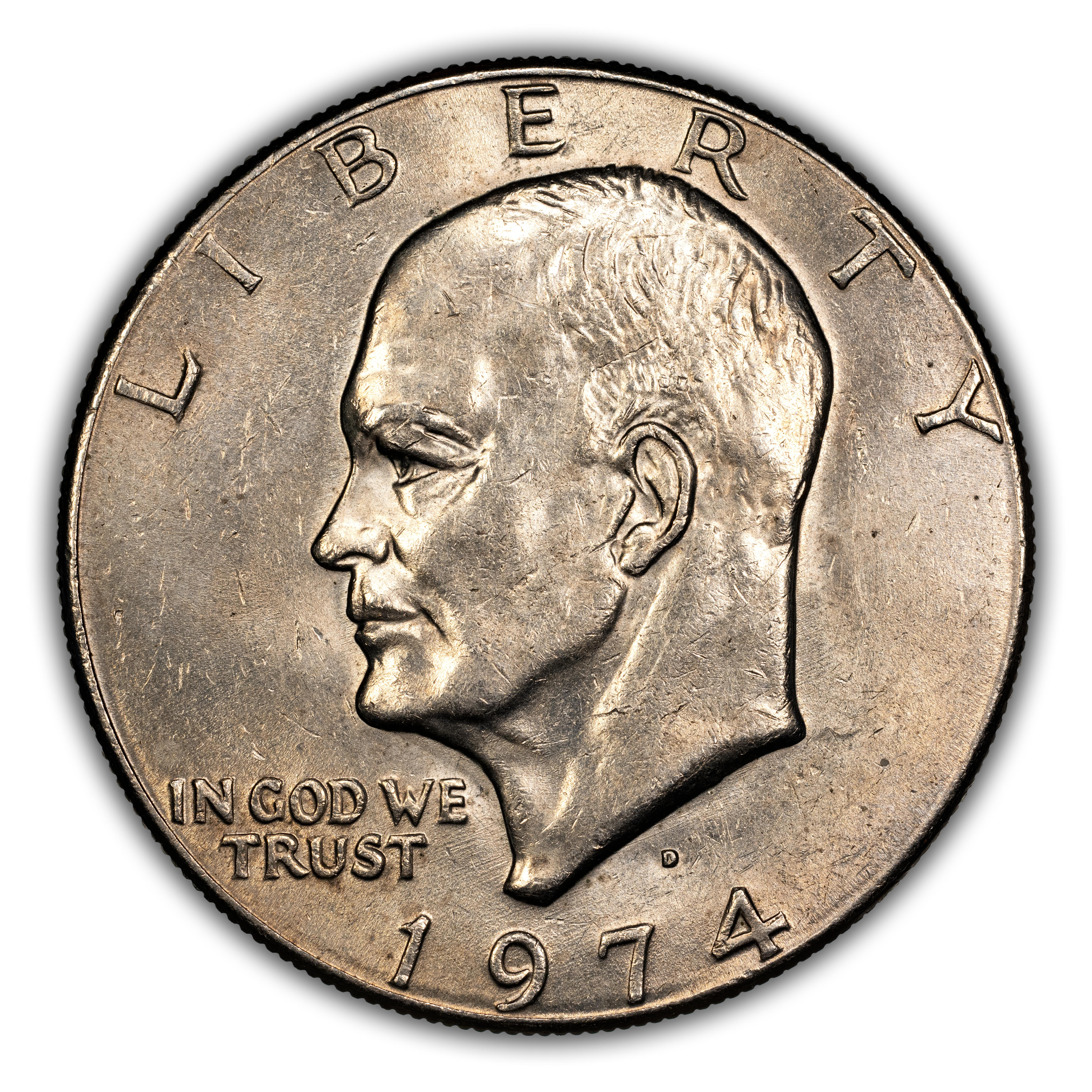 1974-D $1 MS62 CAC thumbnail 4
