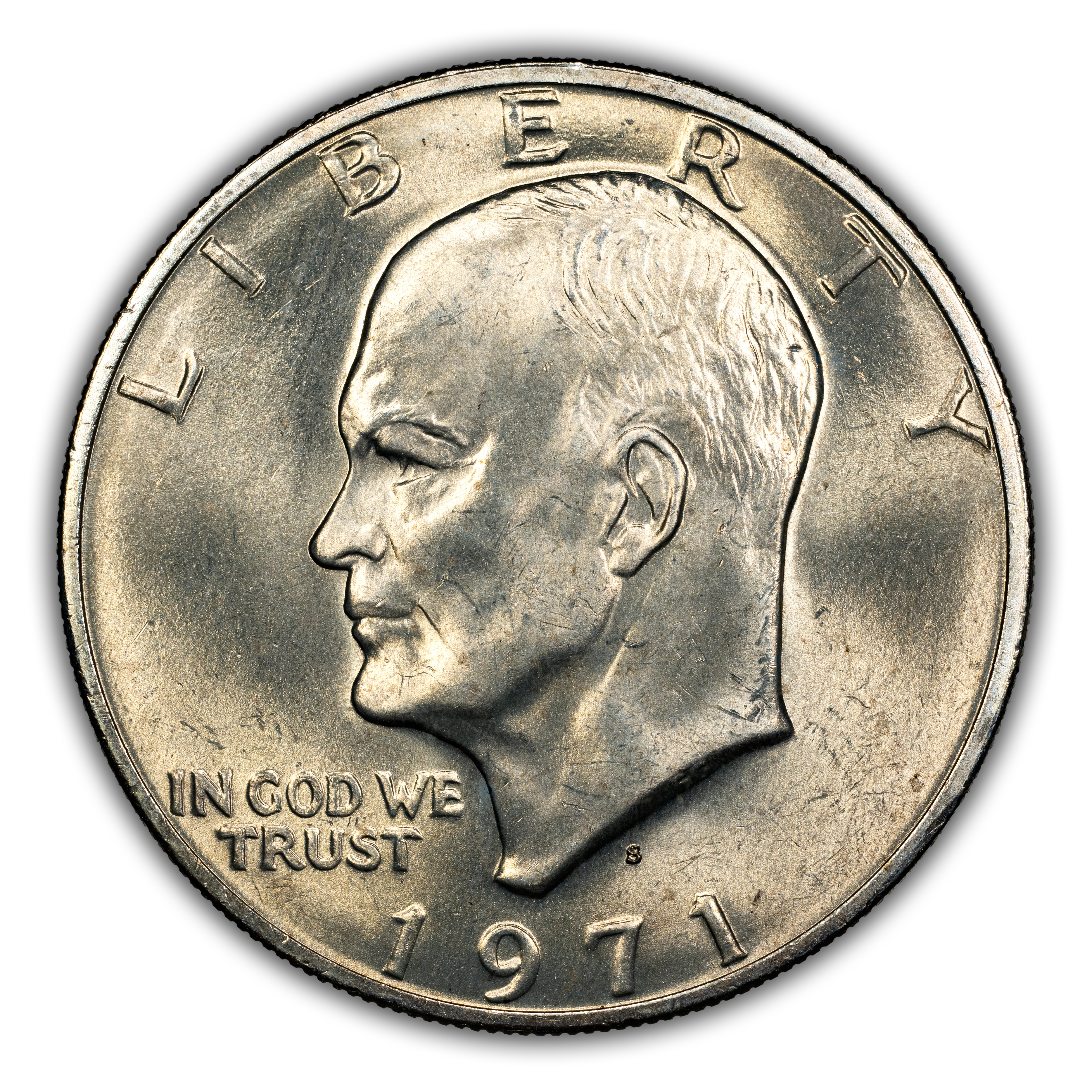 1971-S $1  Silver MS60 CAC thumbnail 3