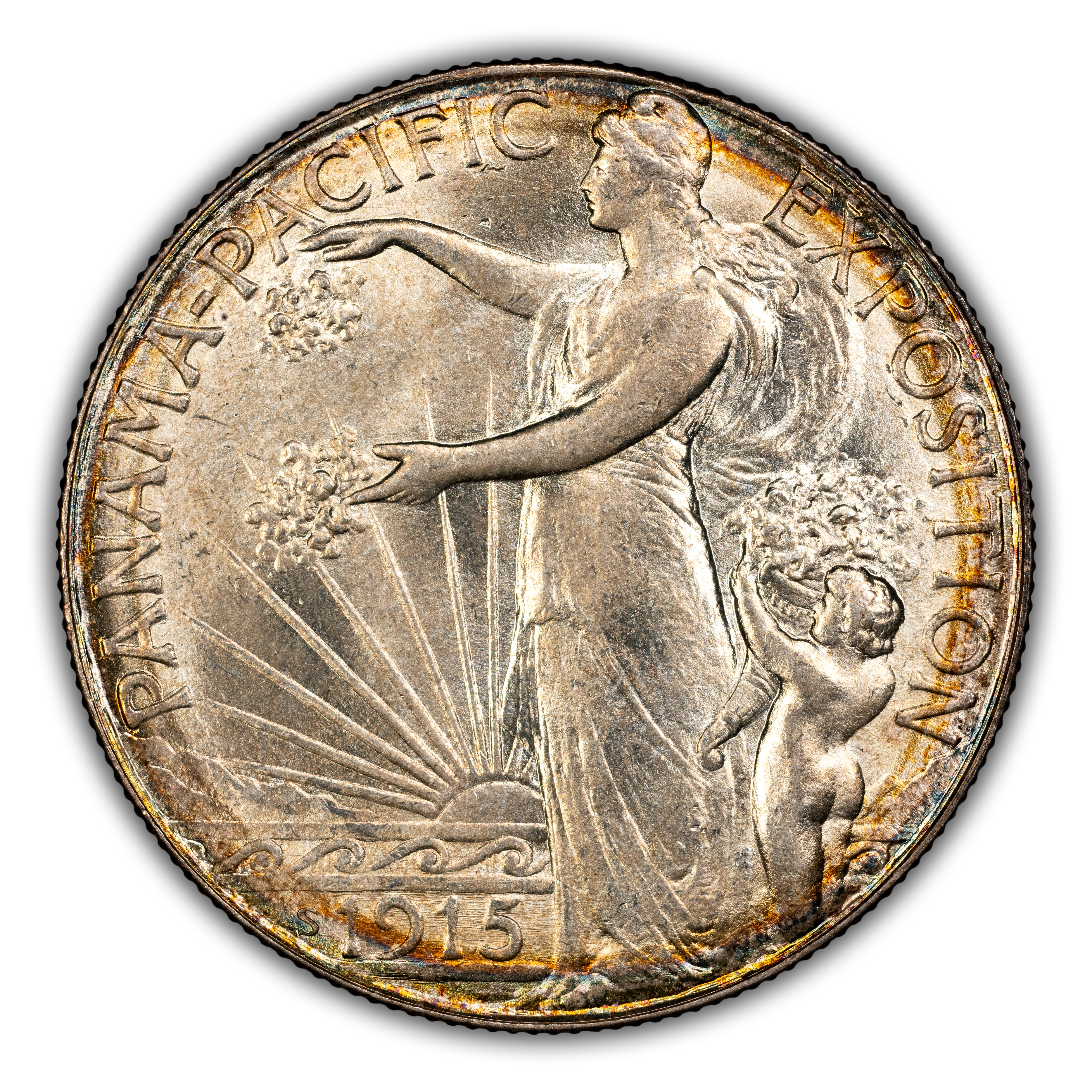 Panama-Pacific Commemorative Set 1915-S, 5 Coins MS thumbnail 8