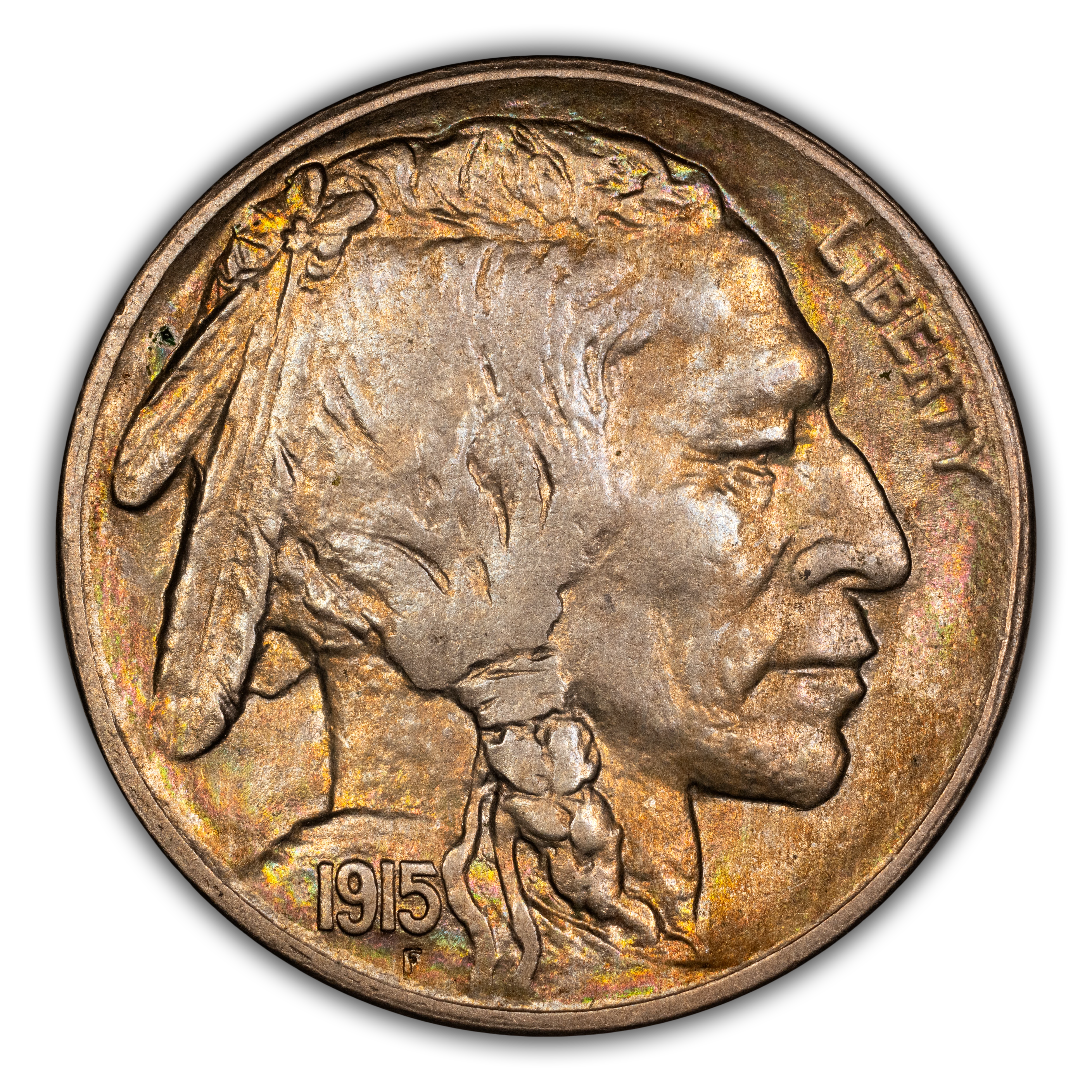 1915-S/S 5c Repunched Mintmark, FS-501 MS