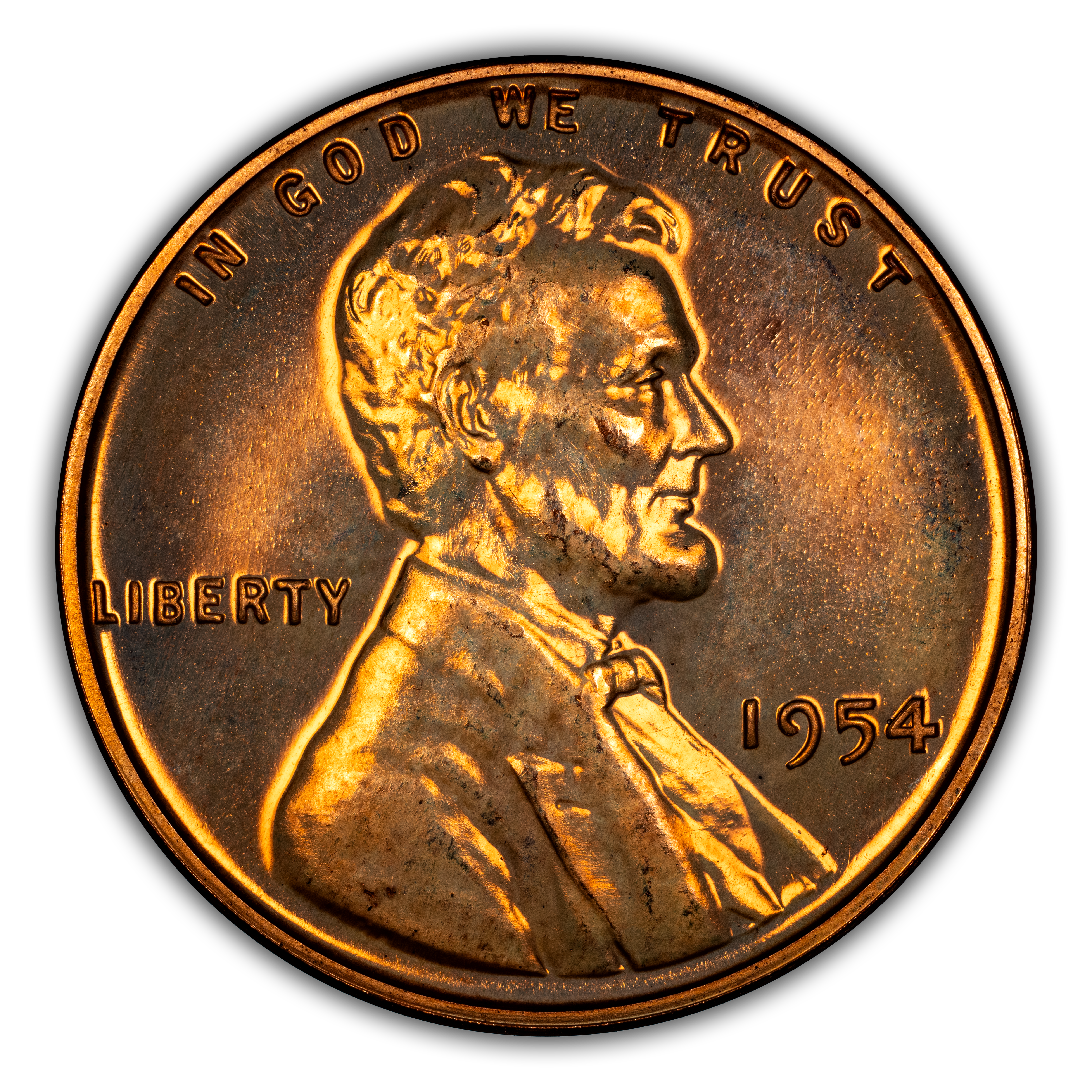 1954 1c PR BN PR66 BN CAC thumbnail 2