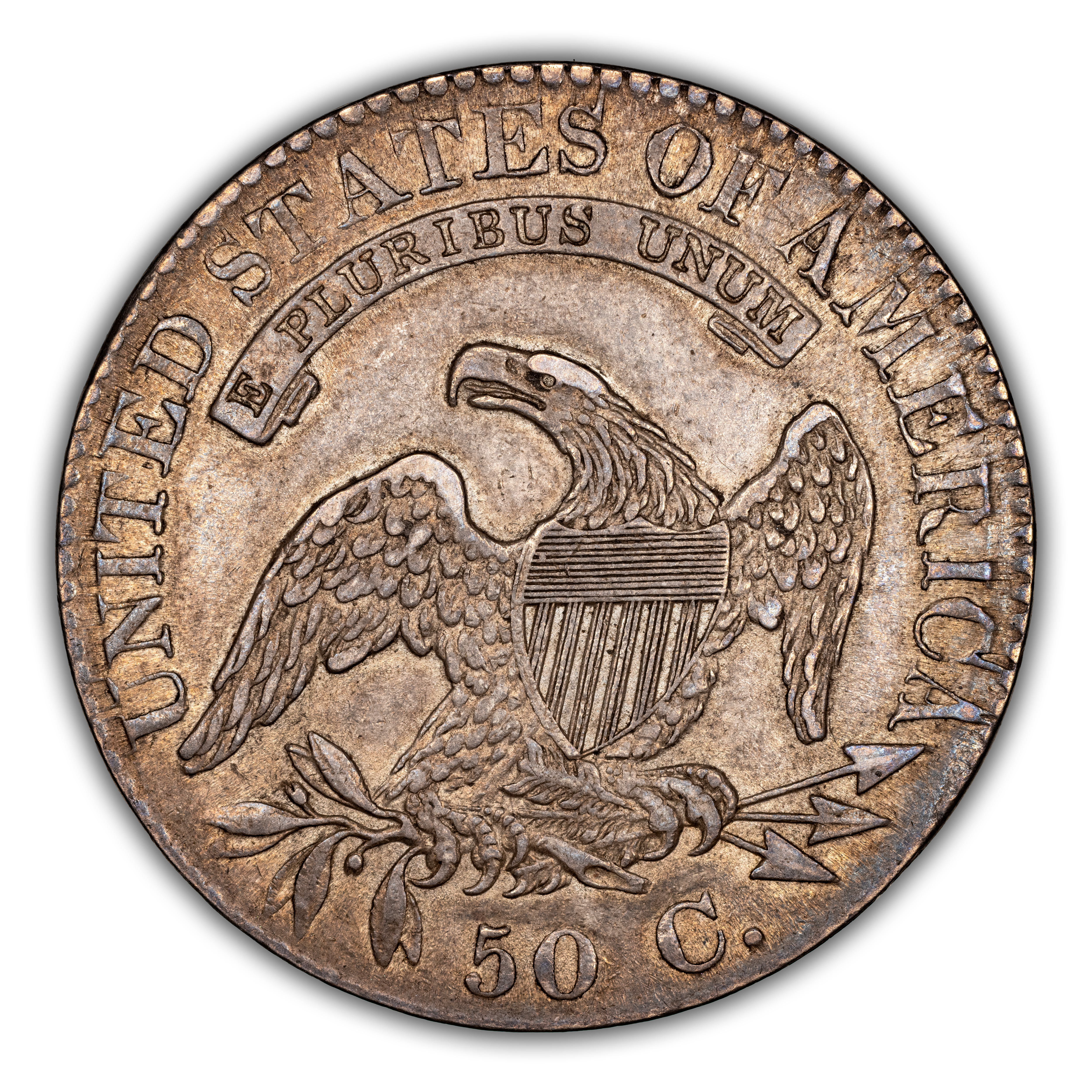 1824/1 50c Overdate, O-101a MS thumbnail 10