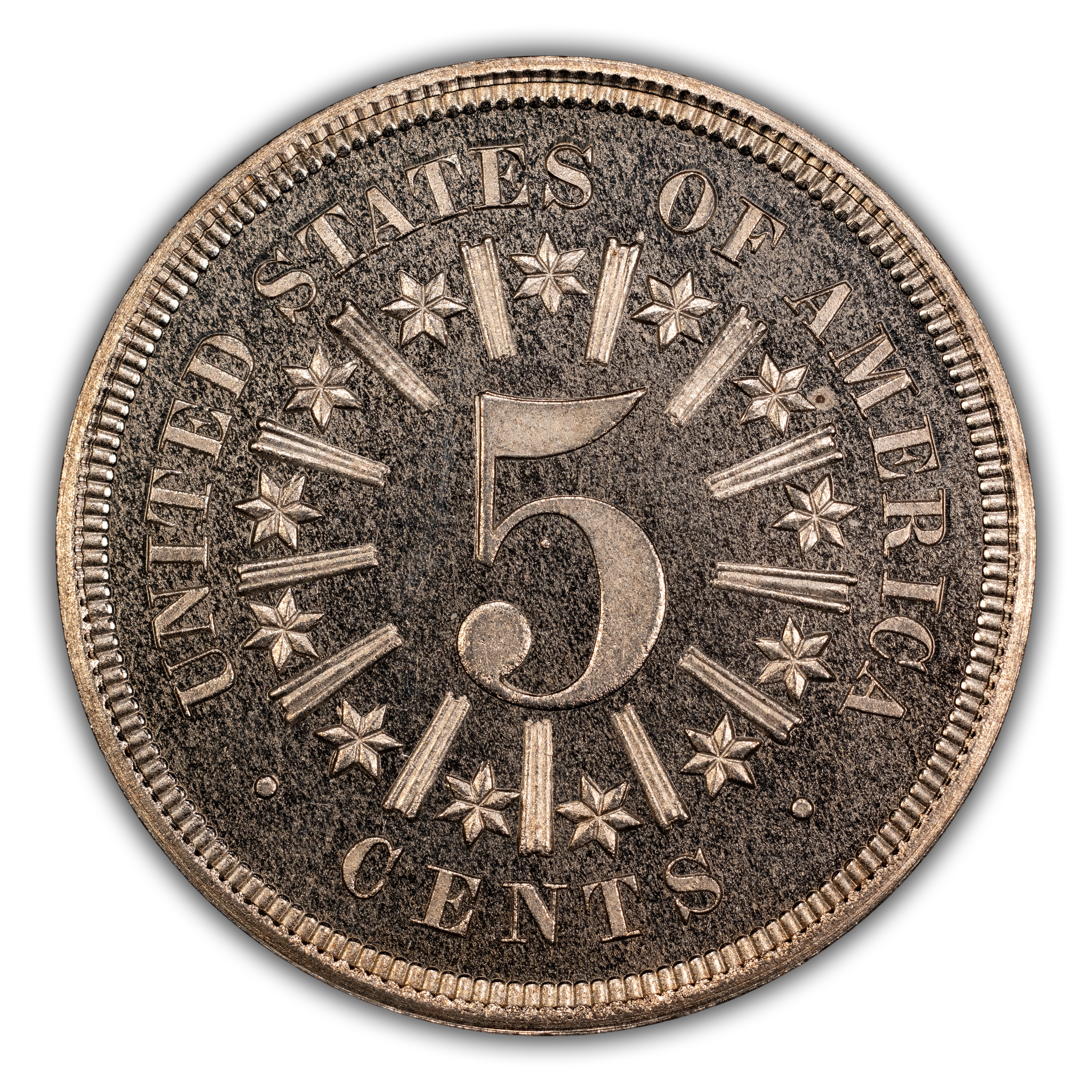 1866 5c Rays PR CAM PR64 CAM CAC thumbnail 19