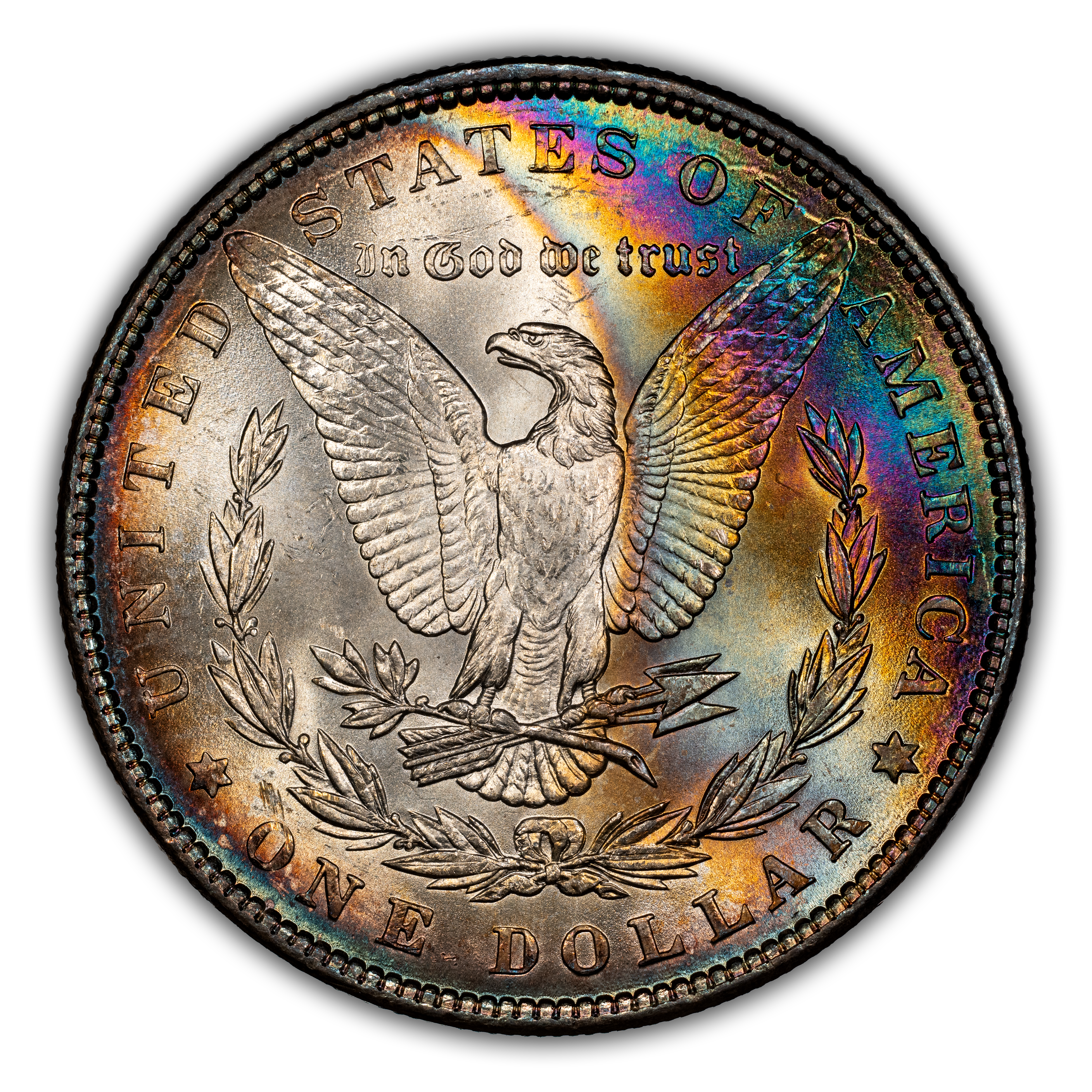 1887 $1 VG10 CAC thumbnail 4