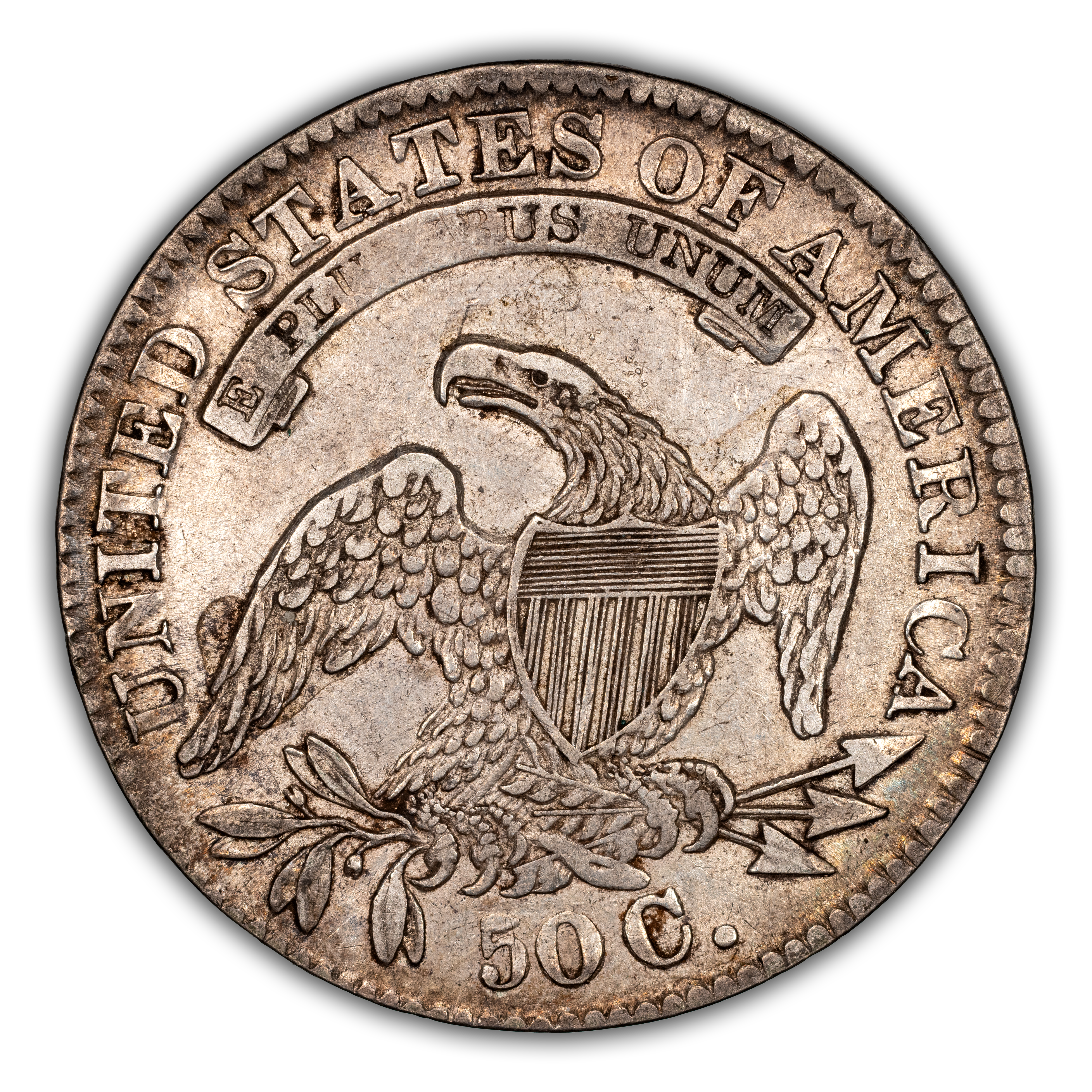 1833 50c O-106 AG3 CAC thumbnail 11