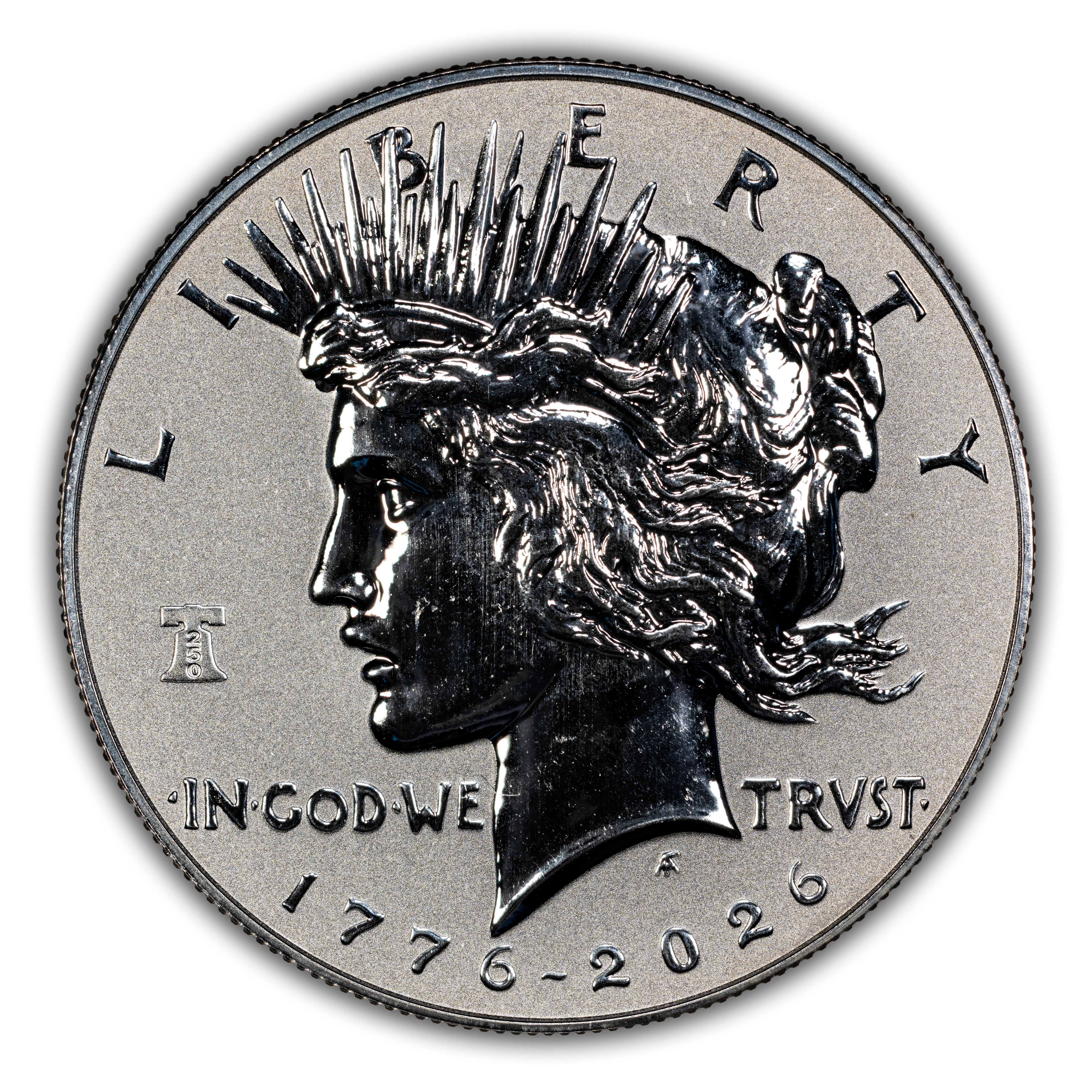 1776~2026-P S$1  Peace, Liberty Bell Privy, Reverse Proof PR thumbnail 3