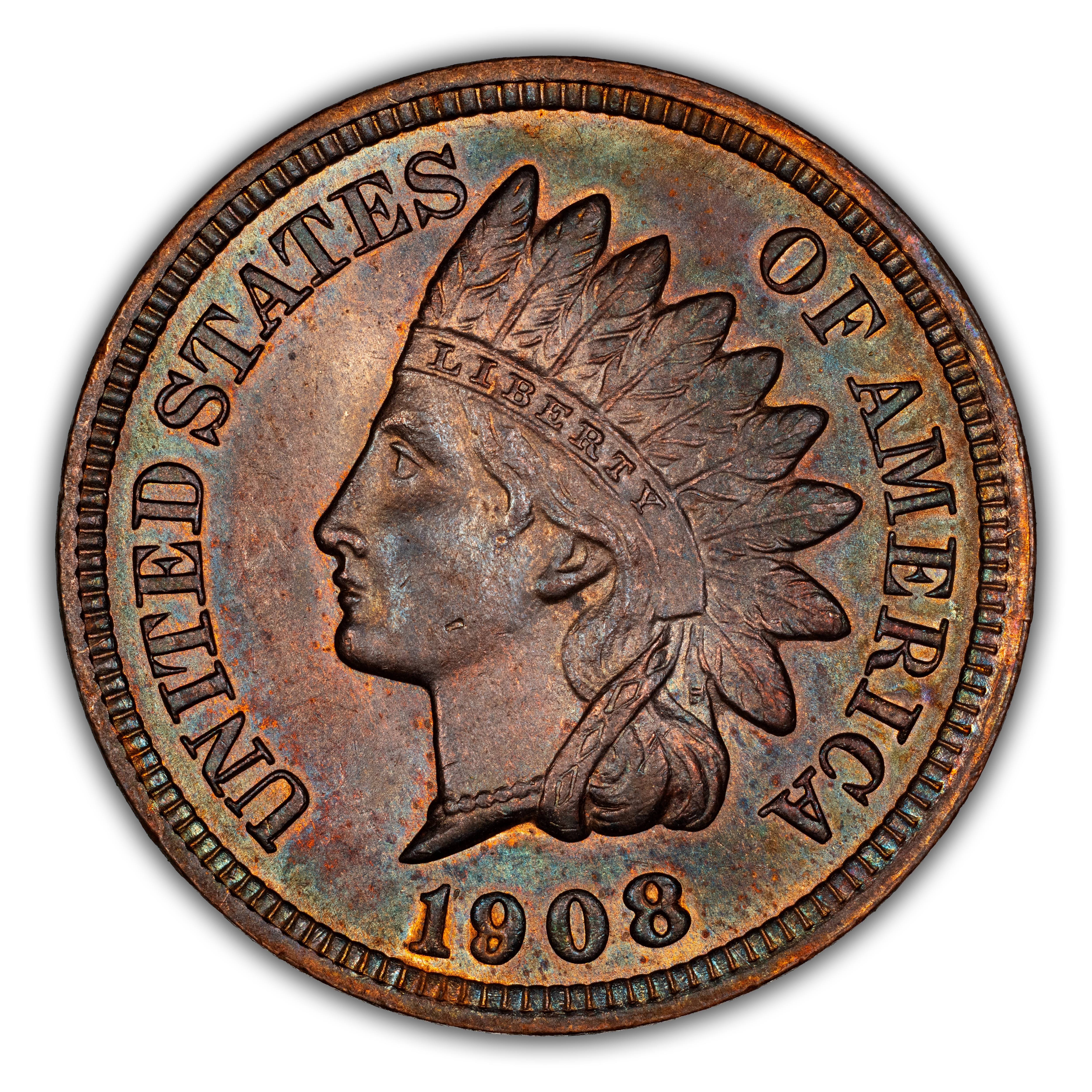 1908 1c MS BN AG3 BN CAC thumbnail 3