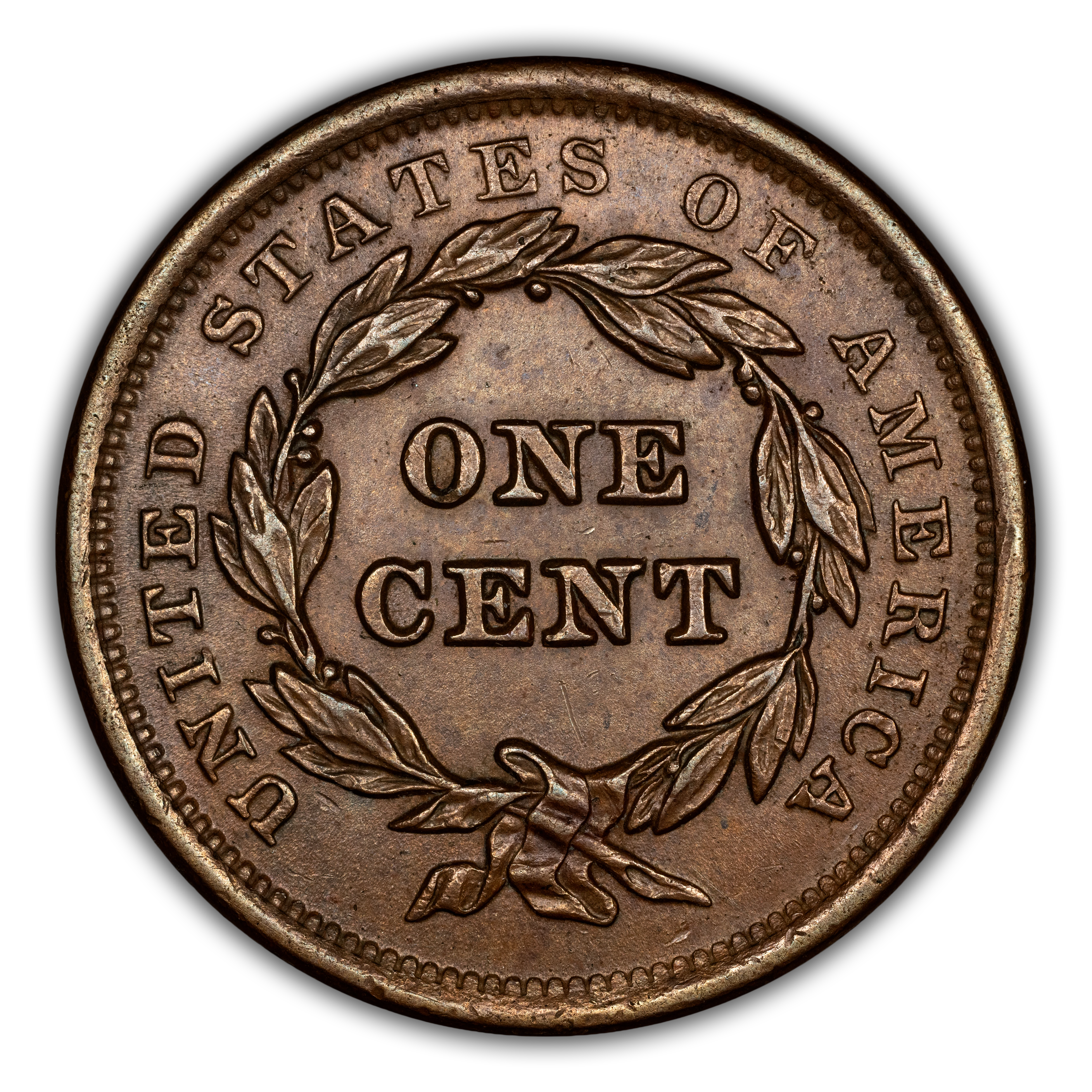 1842 1c Large Date, N-8 MS BN VF30 BN CAC thumbnail 3