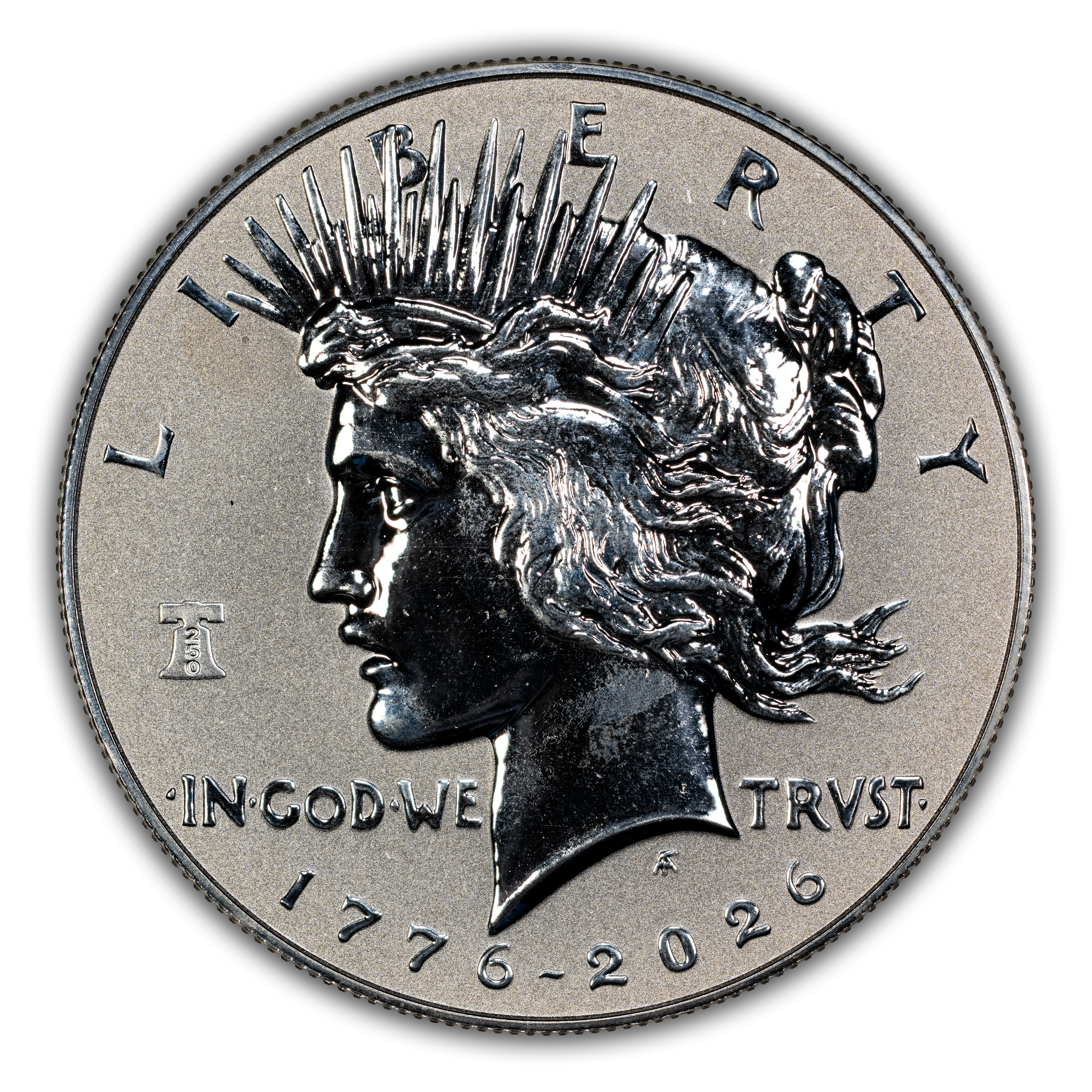 1776~2026-P S$1  Peace, Liberty Bell Privy, Reverse Proof PR thumbnail 4