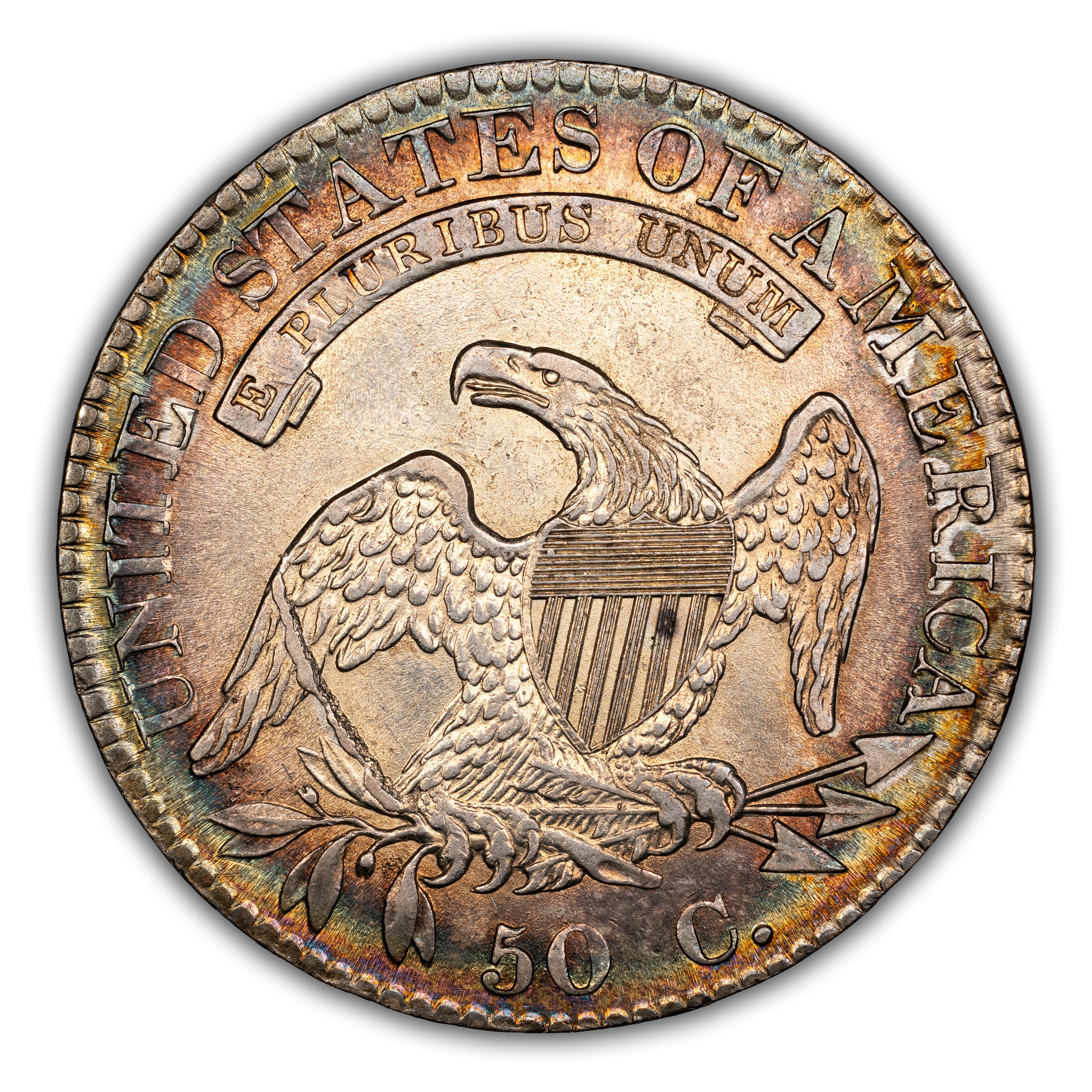 1832 50c Large Letters, O-101a MS thumbnail 8